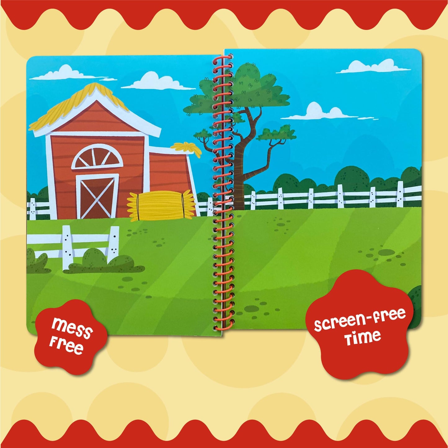 Stick4Ever Jelly Sticker Book - for Kids - Waterproof, Easy to Clean Reusable Sticker Book for Toddlers- Reusable Road Trip Activities for Kids - Stocking Stuffers for Toddlers (Forest)