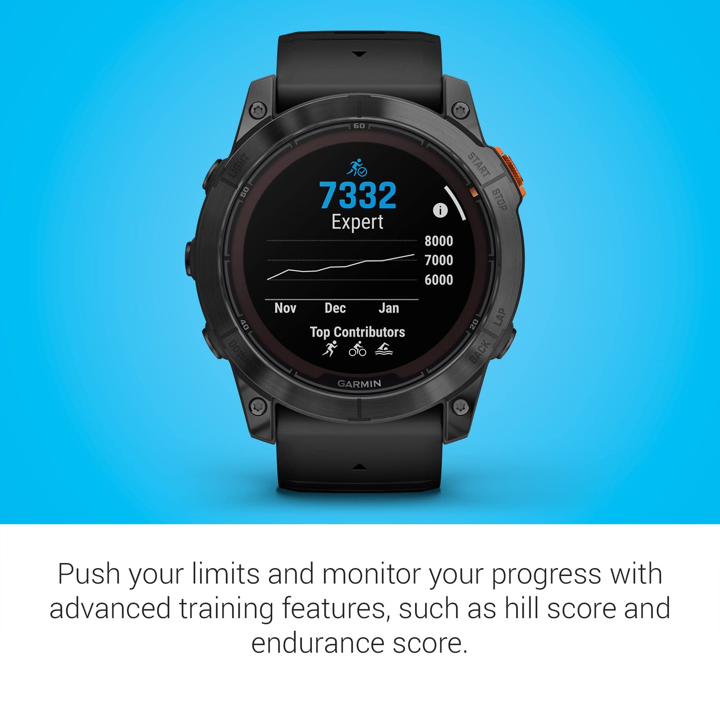 Garmin fēnix 7 Pro Sapphire Solar, Multisport GPS Smartwatch, Built-in Flashlight, Solar Charging Capability, Black