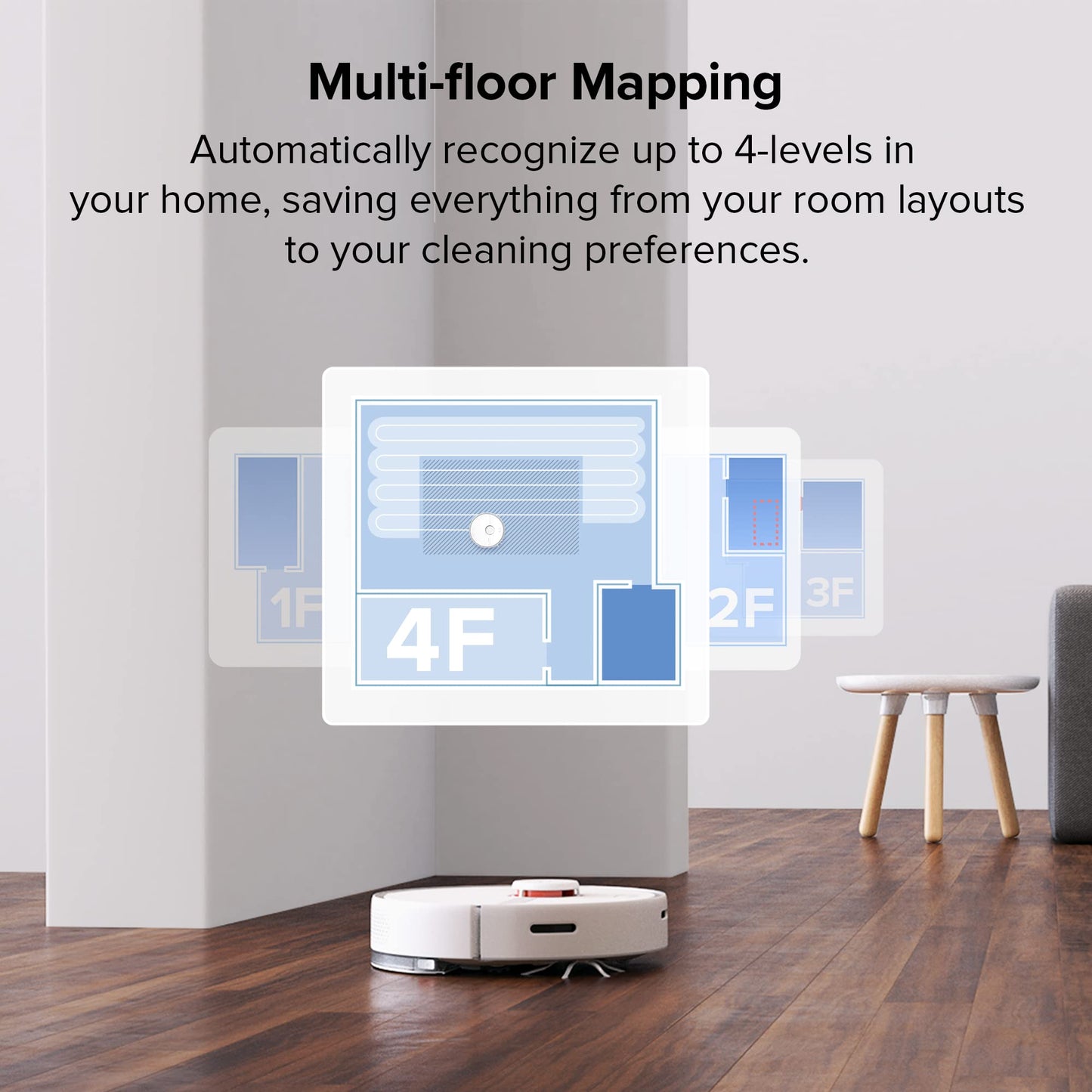 roborock Q7 M5+ Robot Vacuum and Mop, Upgraded from Q5 Max+, Up to 7-9 Weeks Self-Empty, 10000Pa Suction, Dual Anti-Tangle System for Pet Hair & Carpet, PreciSense LiDAR Navigation, App Control, Black