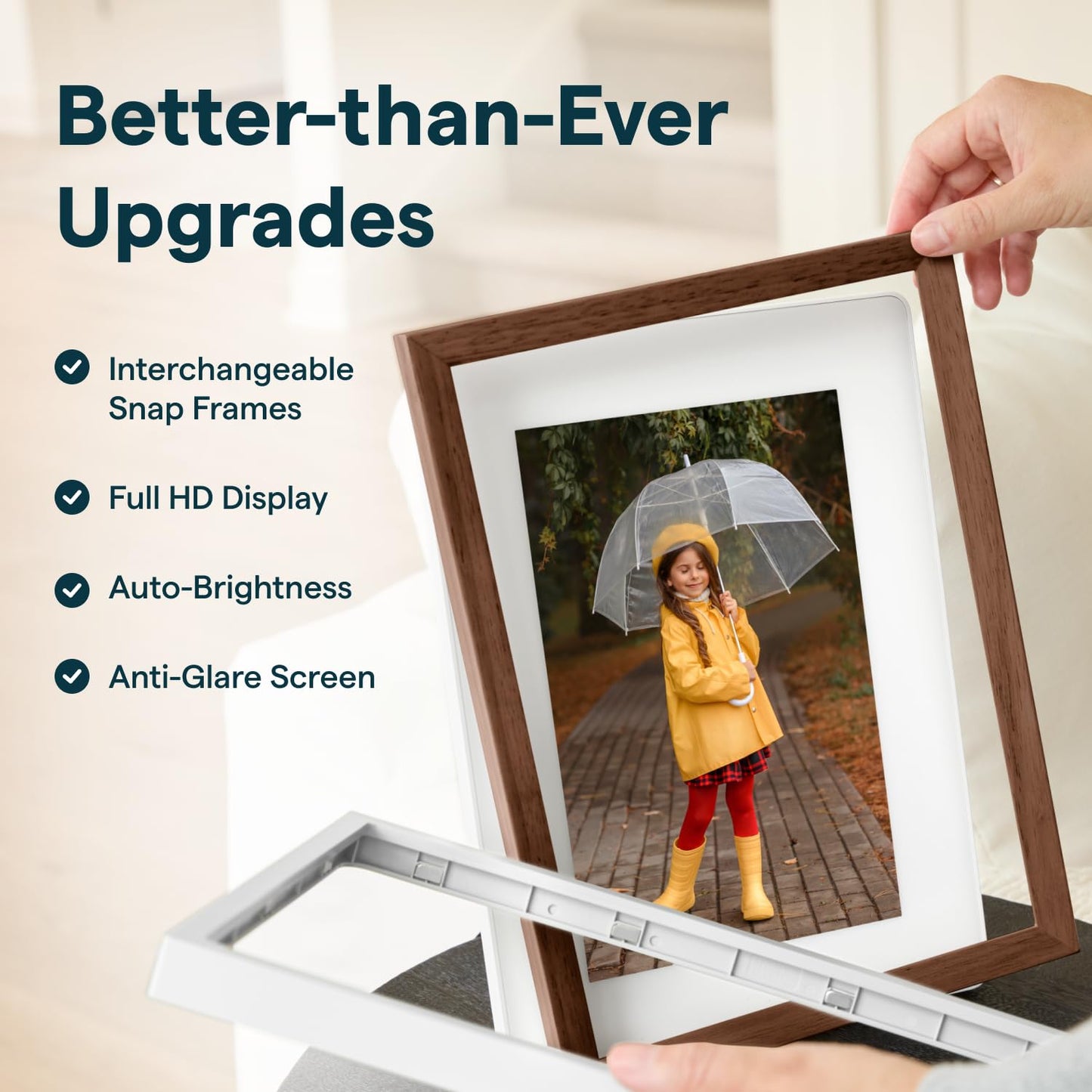 Skylight Frame – WiFi Digital Picture Frame Customer Support, Touch Screen Digital Photo Frame with Easy Setup, Photo Gifts for Parents and Grandparents - 10 Inch Black