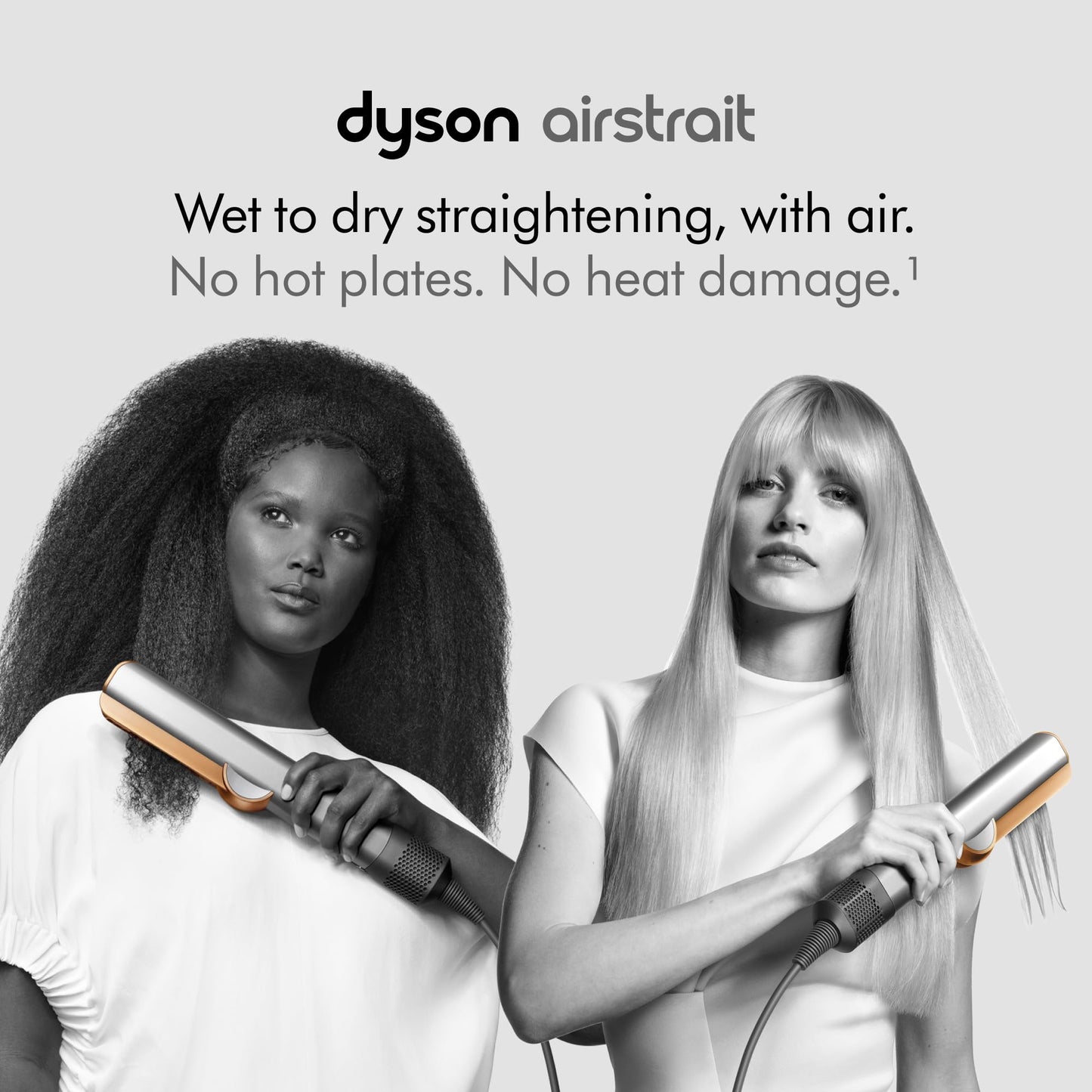 Dyson Airstrait™ Straightener, Wet to Dry Hair Straightener, No Heat Damage, No hot Plates, All Hair Types