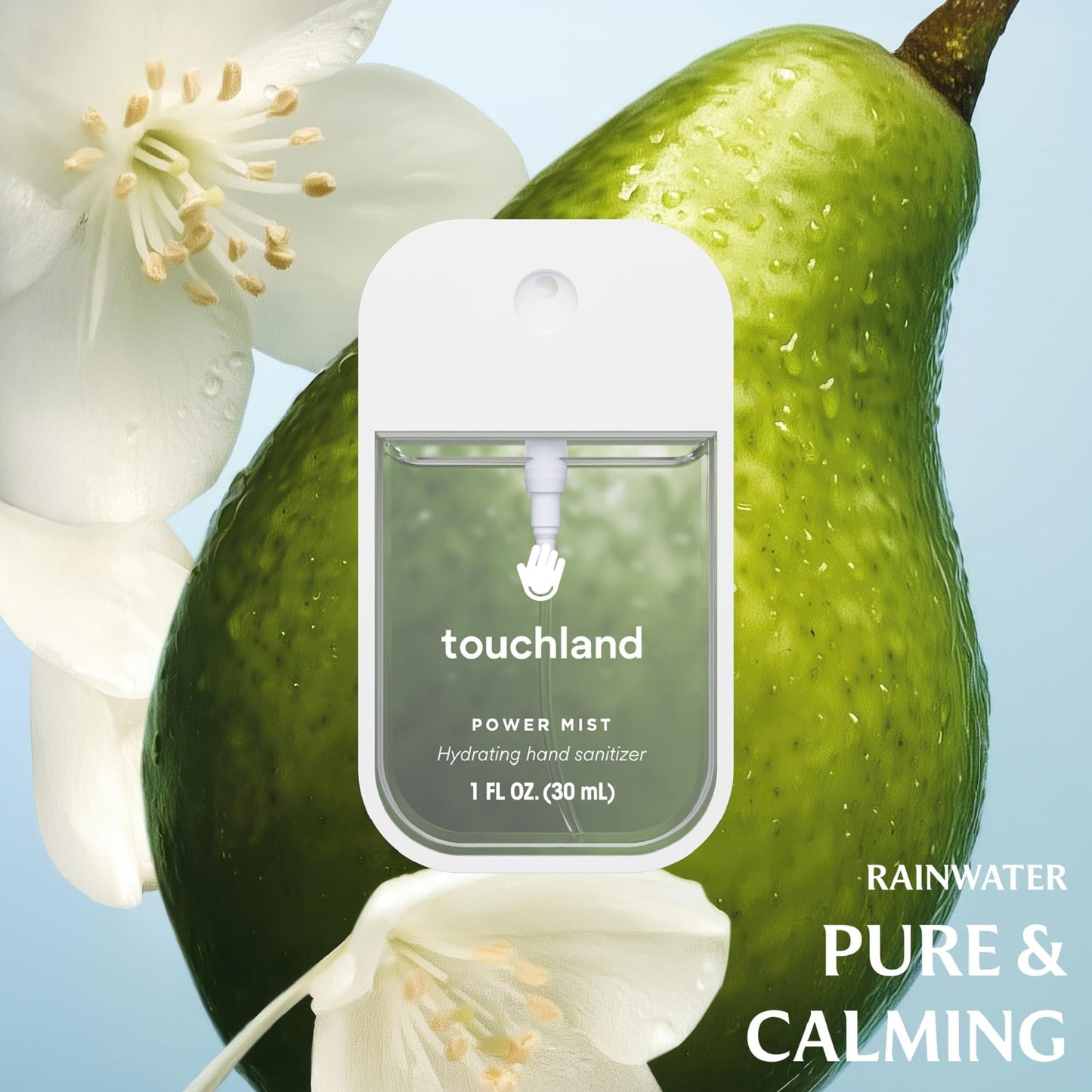 Touchland Special Edition Confetti Cake Mist + Frosted Sparkle Case Set, Scented & Stylish Hydrating Hand Sanitizer Spray Bundle, Travel Size, Dye Free, Amazon Exclusive