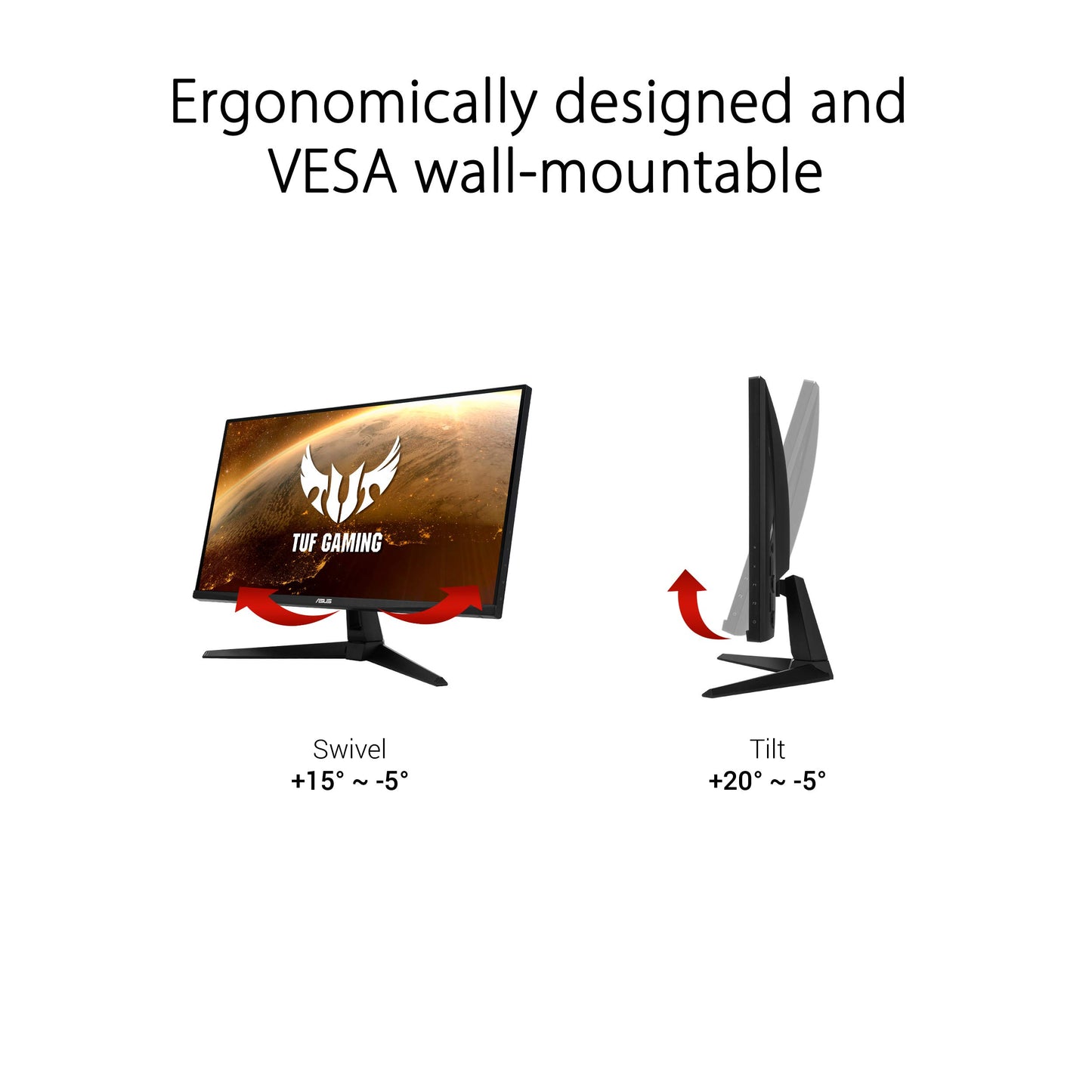 ASUS ROG Strix 32” 4K OLED Gaming Monitor (XG32UCWG) - TrueBlack Glossy OLED, Dual Mode (4K@165Hz, FHD@330Hz), 0.03ms, G-SYNC Compatible, Neo Proximity Sensor, USB-C, HDMI 2.1, 3 yr Warranty