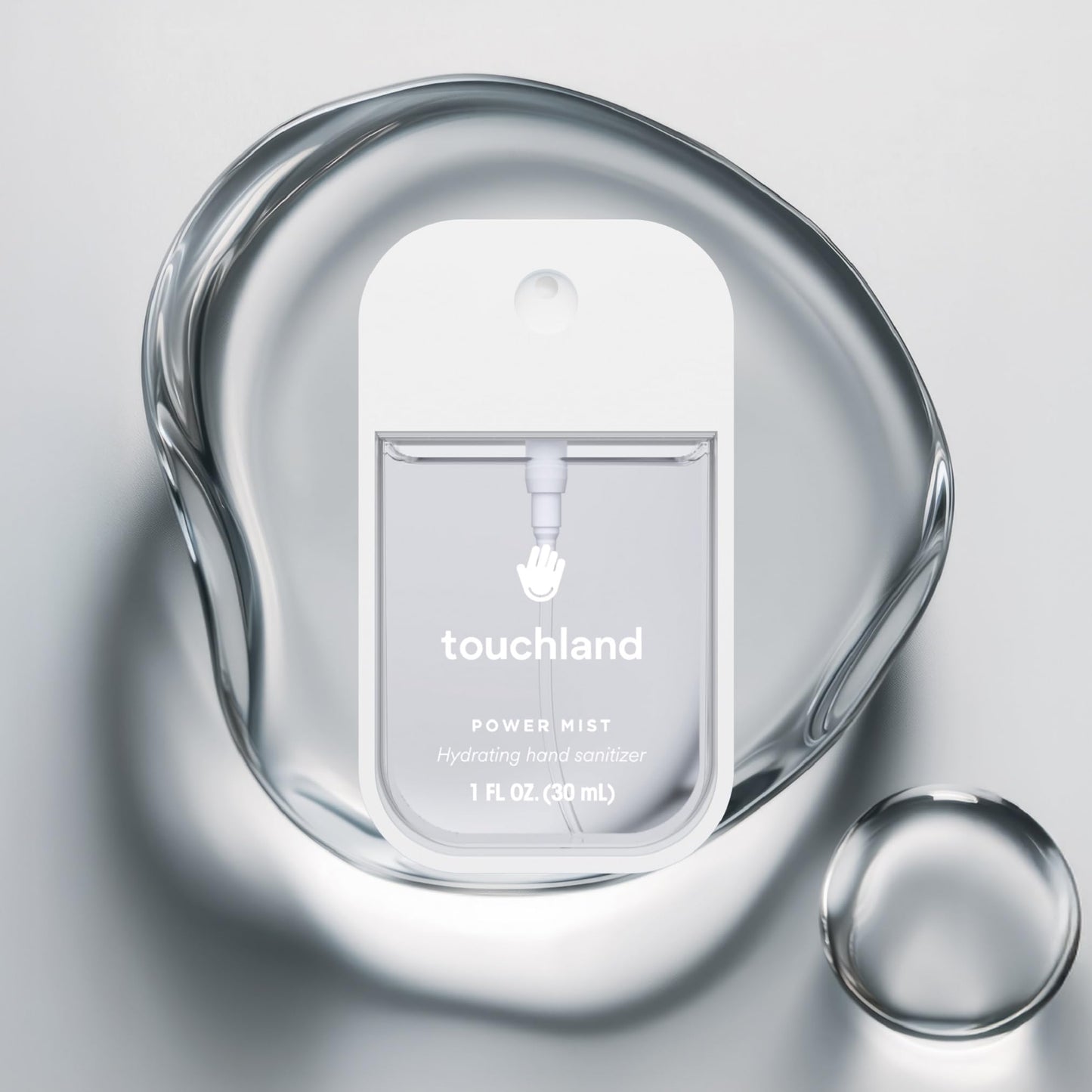 Touchland Special Edition Confetti Cake Mist + Frosted Sparkle Case Set, Scented & Stylish Hydrating Hand Sanitizer Spray Bundle, Travel Size, Dye Free, Amazon Exclusive