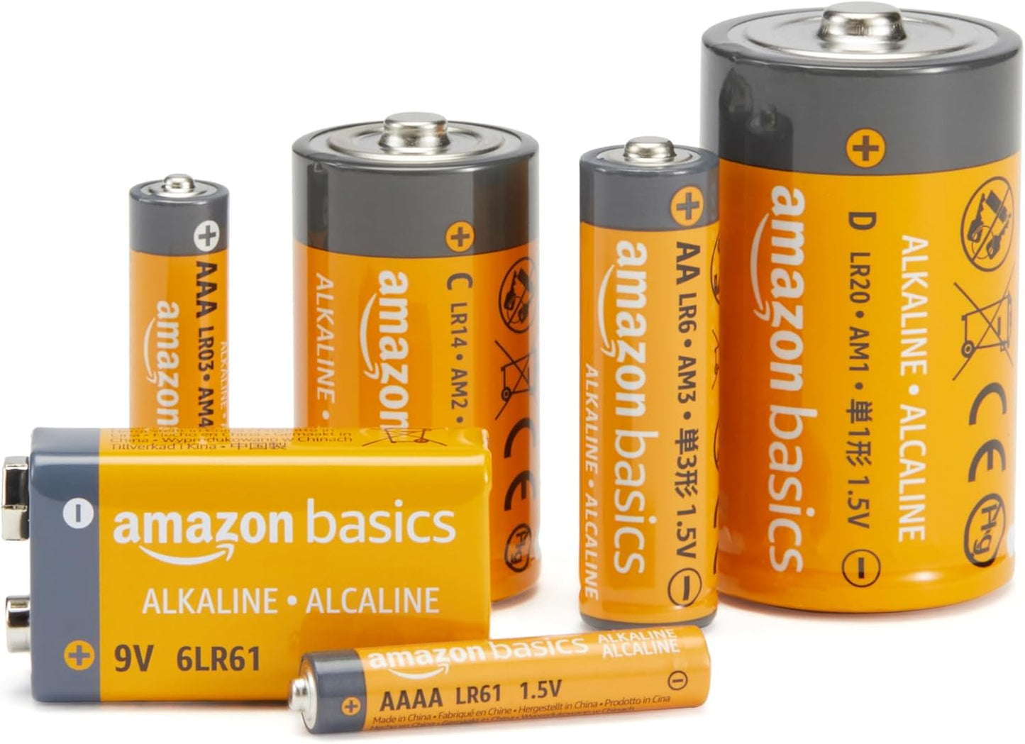 Amazon Basics 100-Pack AA Alkaline High-Performance Batteries, 1.5 Volt, 10-Year Shelf Life