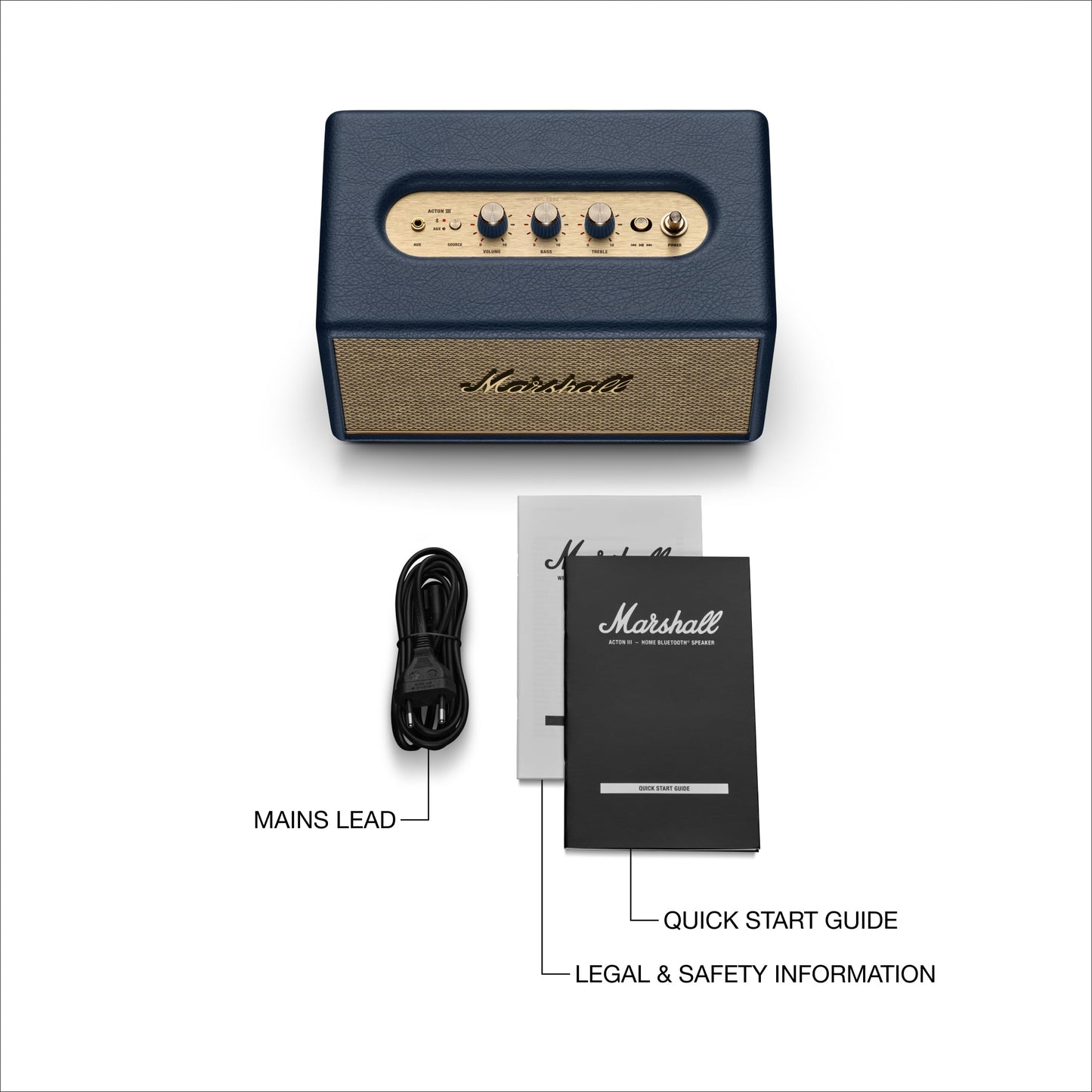 Marshall Acton III Bluetooth Home Speaker, Black