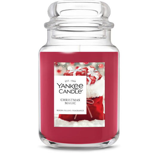 Yankee Candle Christmas Cookie, Scented Candle, 22oz Large Jar with up to 150 Hour Burn Time, Giftable, Holidays