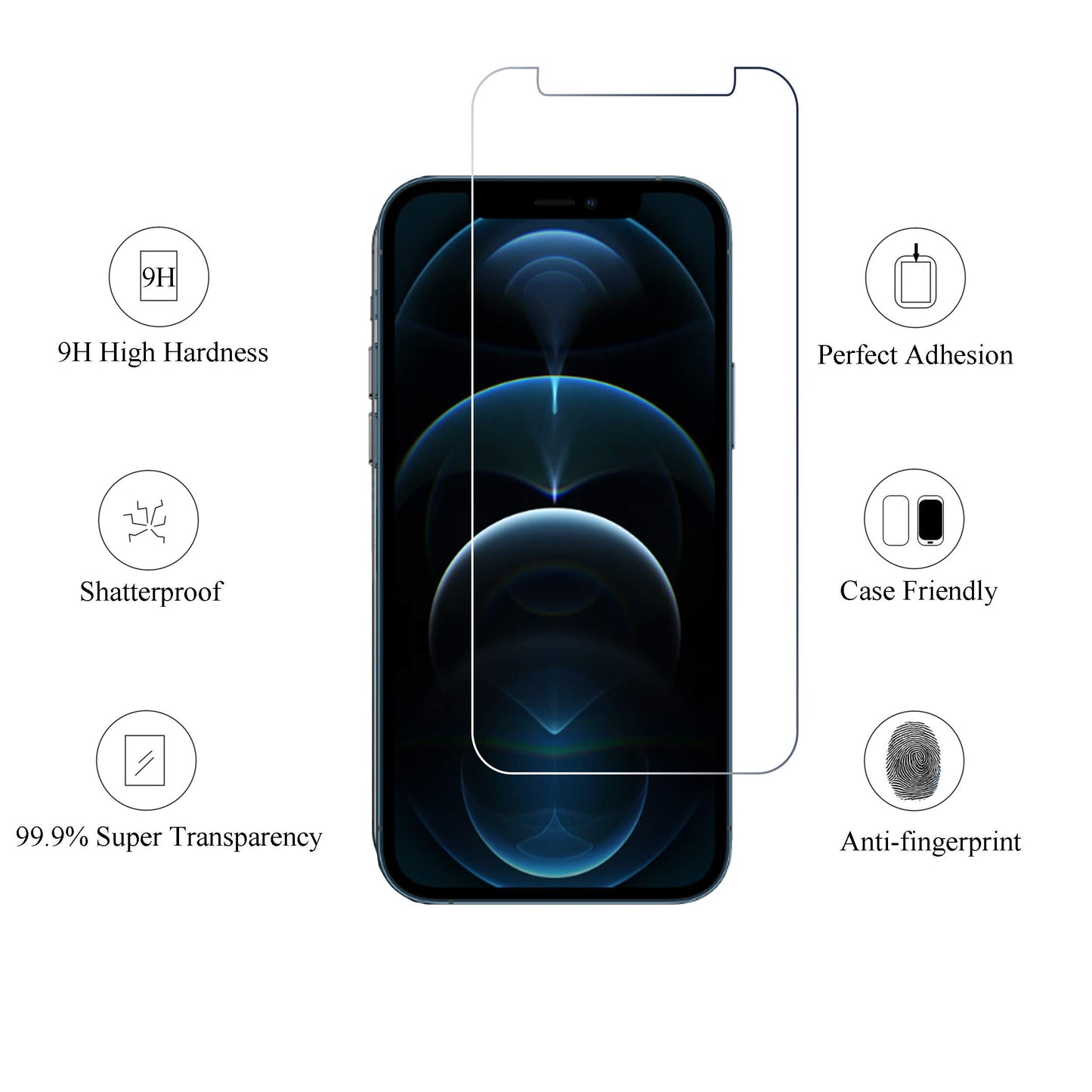 Ailun 3 Pack Screen Protector for iPhone 17 Pro Max [6.9 inch] with Installation Frame, Tempered Glass, Sensor Protection, Dynamic Island Compatible, Case Friendly