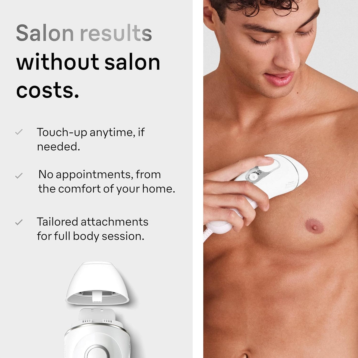 Braun IPL at Home Laser Hair Removal for Women and Men, Silk Expert Pro 5 PL5137 with Venus Swirl Razor, Permanent Visible Hair Reduction in Hair Regrowth for Body & Face, Corded, PL5137