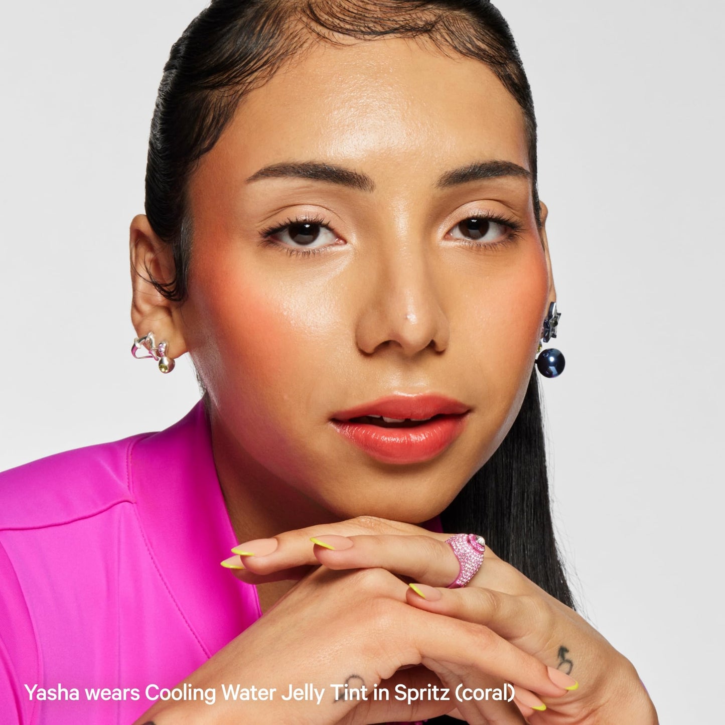 Milk Makeup Cooling Water Jelly Tint – Long-Lasting Sheer Lip + Cheek Stain with Firming Vegan Collagen + Hydrating Aloe – Transfer Proof, Buildable Lip Tint + Blush