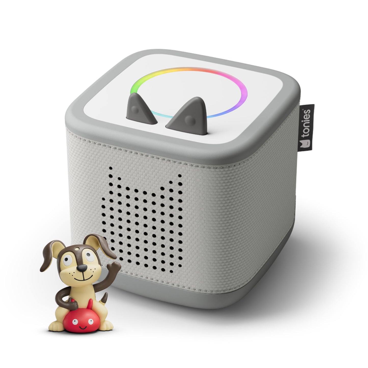 Toniebox 2 Audio Player Starter Set for Kids 1+ with Playtime Puppy - Sunset Red