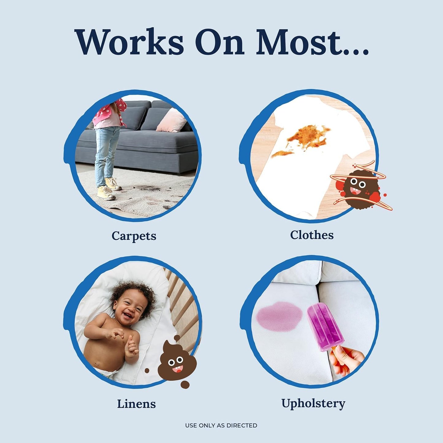 Miss Mouth's Messy Eater Stain Treater - 32oz Refill - Newborn & Baby Essentials - No Dry Cleaning Food, Grease, Coffee Off Laundry, Underwear, Fabric