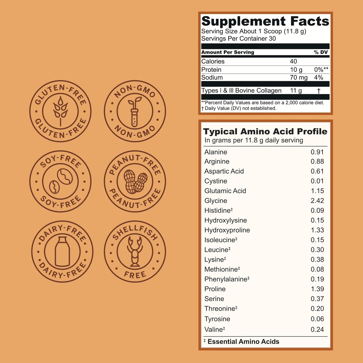 Live Conscious Collagen Peptides Powder - Naturally-Sourced Hydrolyzed Collagen Powder - Hair, Skin, Nail, and Joint Support - Type I & III Grass-Fed Collagen Supplements for Women and Men - 16oz