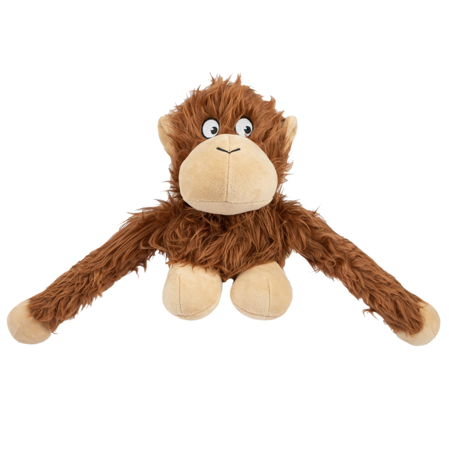 Best Pet Supplies Interactive Squeaky Dog Chew Toy, Ideal Dog Toys for Chewers, Small, Medium & Large Dogs, and Fetch Lovers - Crinkle Duck (Yellow), Large