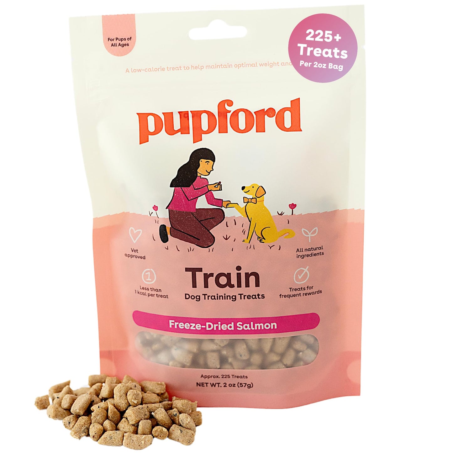 Pupford Freeze Dried Training Treats for Dogs & Puppies, 475+ Three Ingredient Bites (Beef Liver, 4 oz)