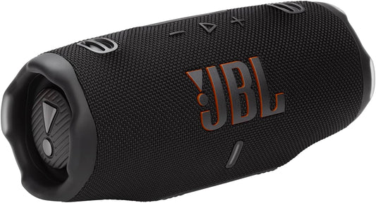 JBL Charge 6 - Portable Waterproof & Drop-Proof Bluetooth Speaker, Bold Pro Sound with AI Sound Boost, 28Hrs of Playtime, Built-in powerbank & Comes with a Sturdy/Removable Carrying Strap (Black)