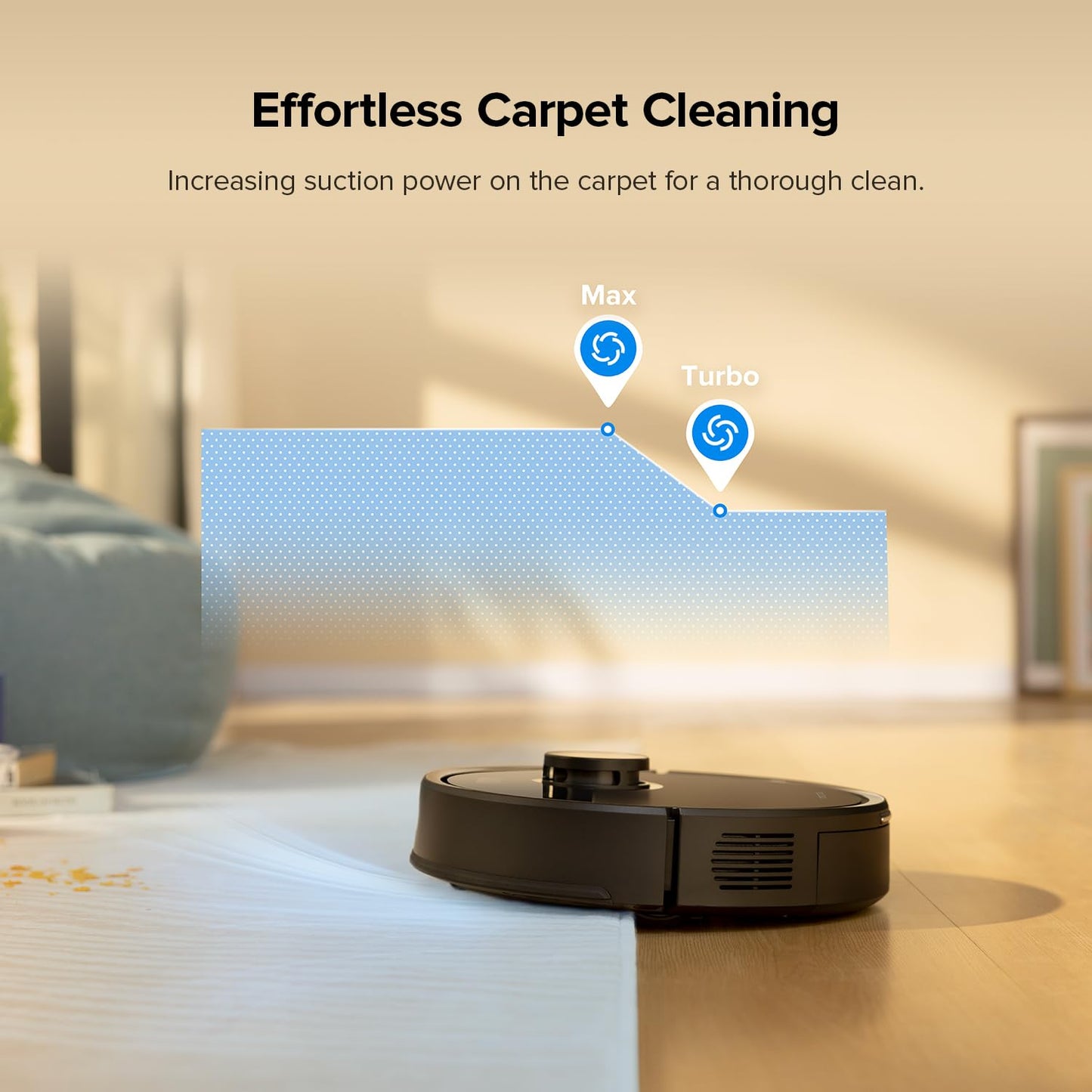 roborock Q7 M5+ Robot Vacuum and Mop, Upgraded from Q5 Max+, Up to 7-9 Weeks Self-Empty, 10000Pa Suction, Dual Anti-Tangle System for Pet Hair & Carpet, PreciSense LiDAR Navigation, App Control, Black