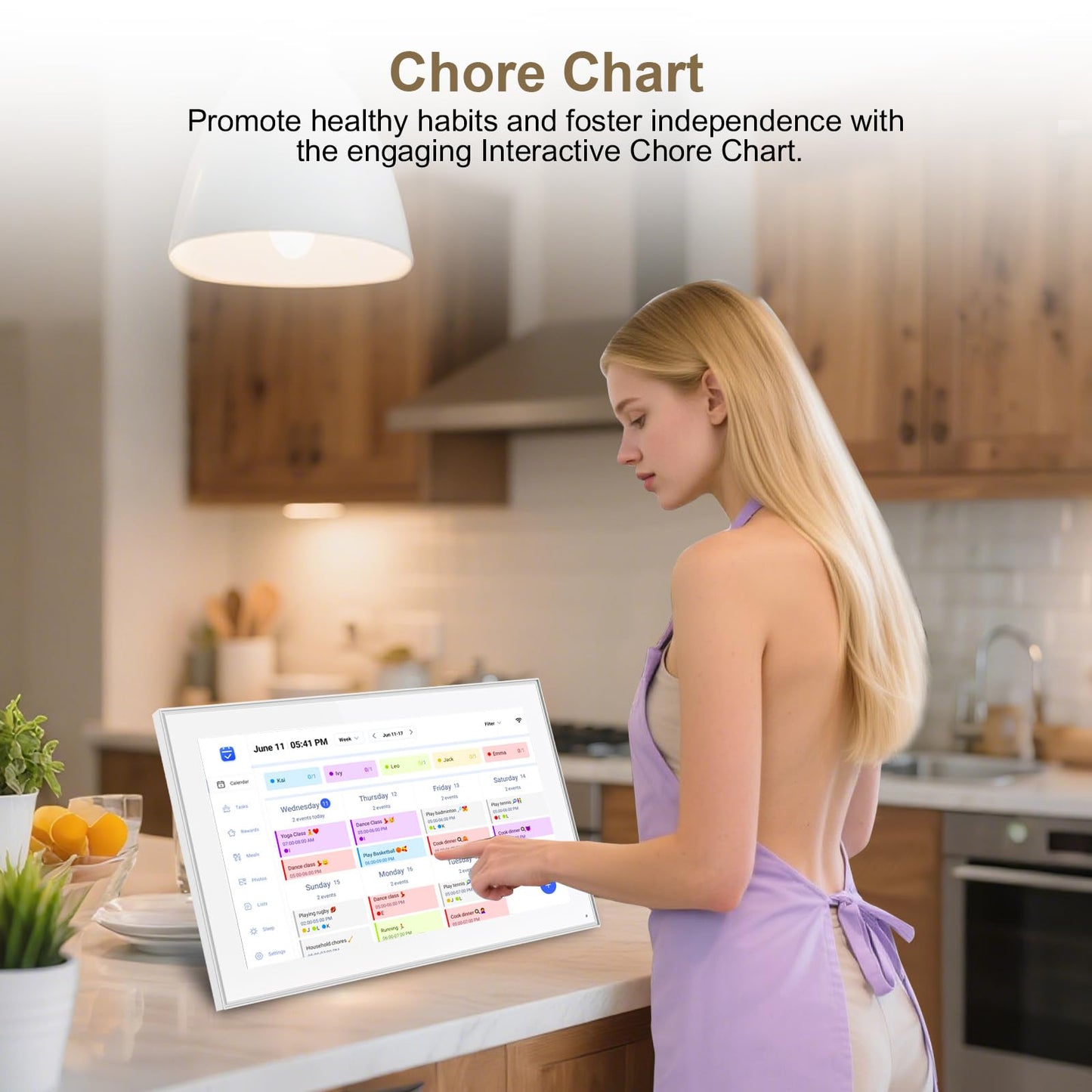 32GB FRAMEO 10.1 Inch Smart WiFi Digital Photo Frame 1280x800 IPS LCD Touch Screen, Auto-Rotate Portrait and Landscape, Built in 32GB Memory, Share Moments Instantly via Frameo App from Anywhere