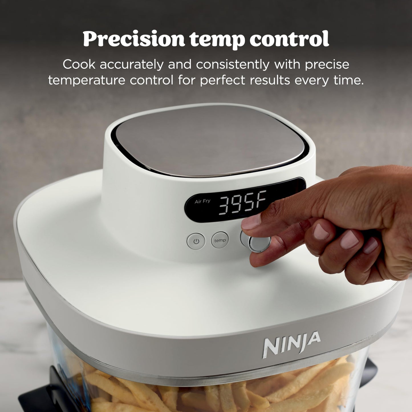 Ninja Crispi Pro 6-in-1 Glass Air Fryer | 6qt & 2.5qt Glass Containers with Storage Lids | Non-Toxic | Meal Prep, Microwave, Freezer & Dishwasher Safe | Air Fry, Bake & More | Cyberspace | AS101CY