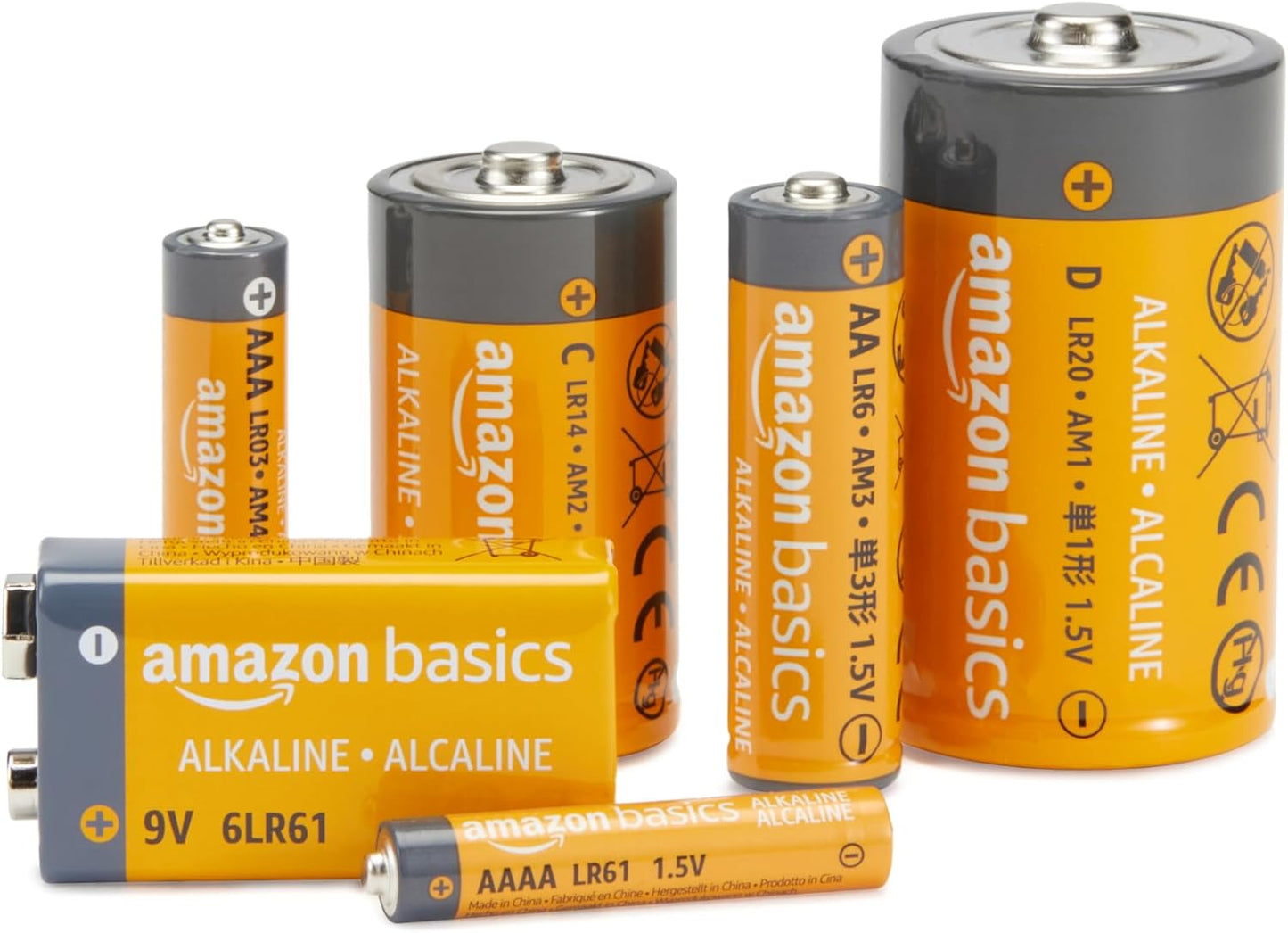 Amazon Basics 100-Pack AA Alkaline High-Performance Batteries, 1.5 Volt, 10-Year Shelf Life