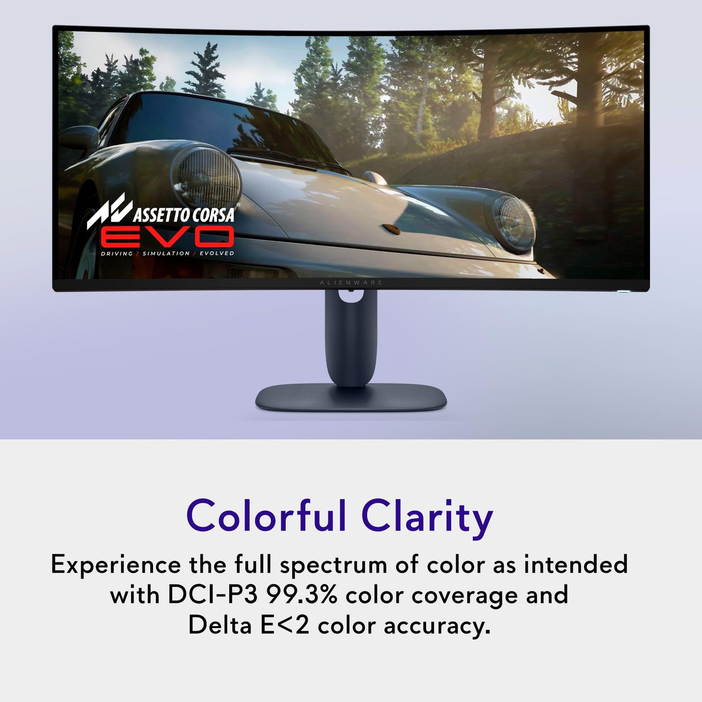 Alienware AW3423DWF Curved QD-OLED Gaming Monitor - 34-inch Quantum Dot OLED 0.1Ms 165Hz 21:9 Curved Display, 99.3% DCI-P3 Color Gamut, VESA DisplayHDR True Black 400, AMD FreeSync Premium Pro - Black