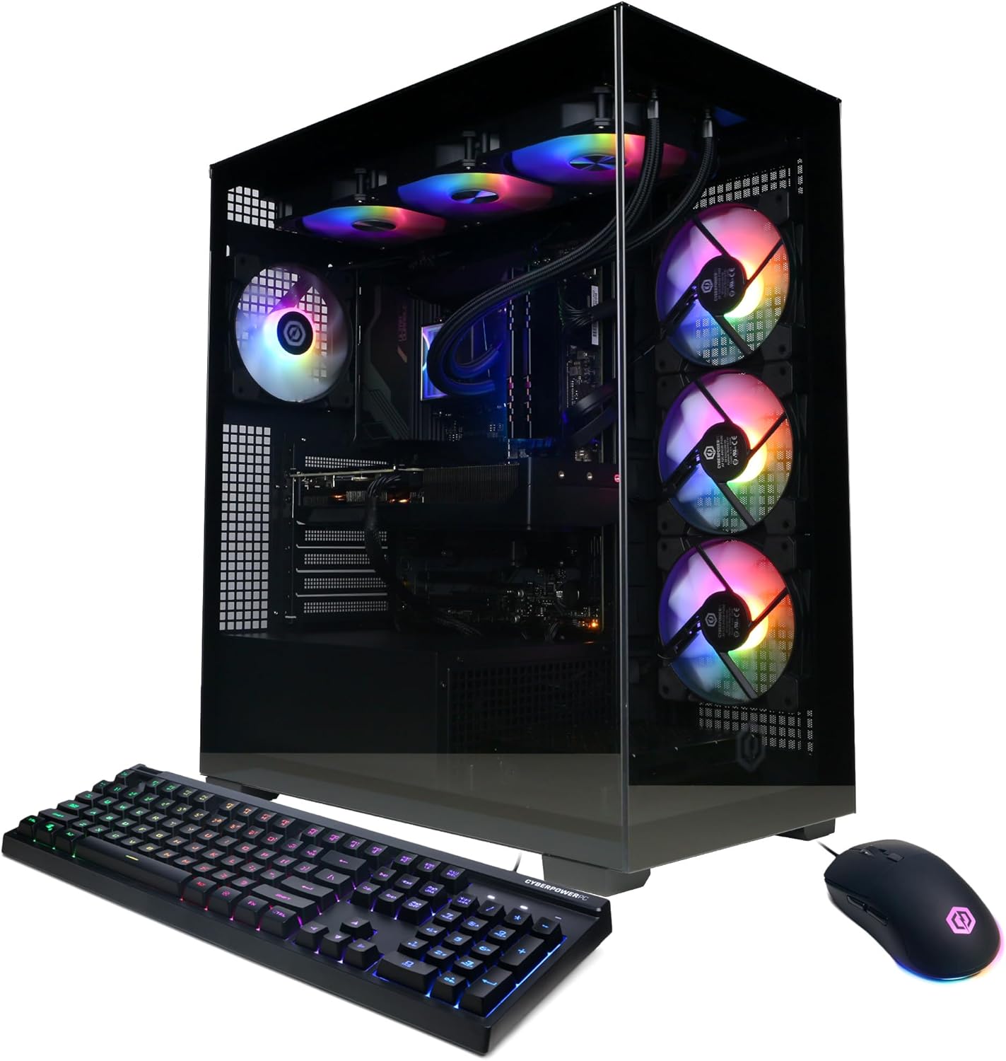 CyberPowerPC Gamer Xtreme VR Gaming PC, Intel Core i9-14900KF 3.2GHz, GeForce RTX 5070 12GB, 32GB DDR5, 2TB PCIe 4.0 SSD, WiFi Ready & Windows 11 Home (GXiVR8080A39)