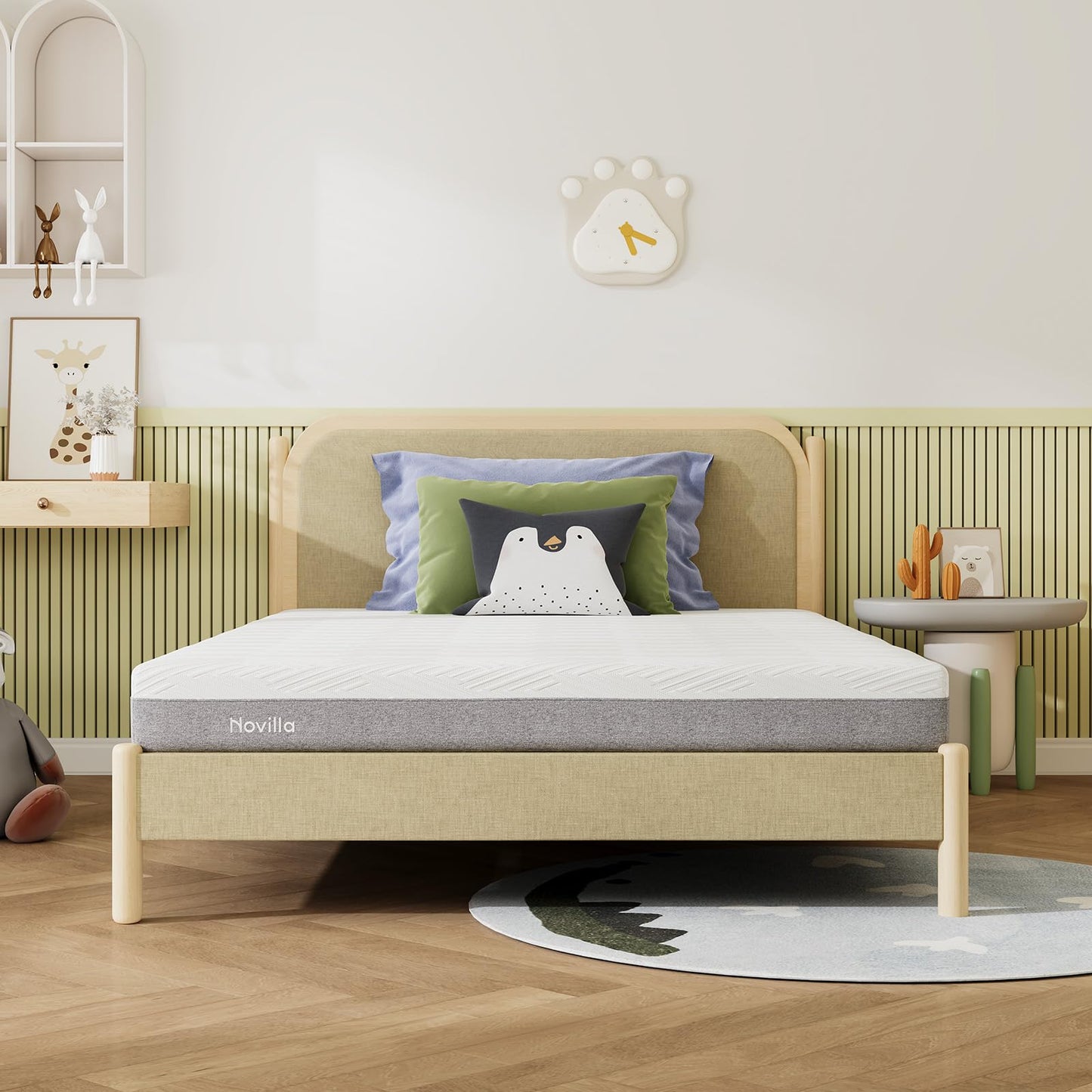 Novilla Full Size Mattress, 10 inch Full Gel Memory Foam Mattress for Cool Night & Pressure Relief, Medium Firm in a Box, Bliss