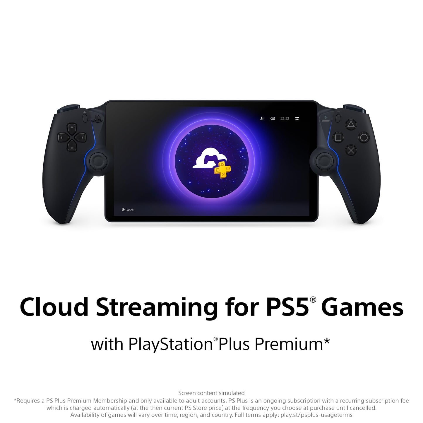 PlayStation Portal Remote Player - Midnight Black
