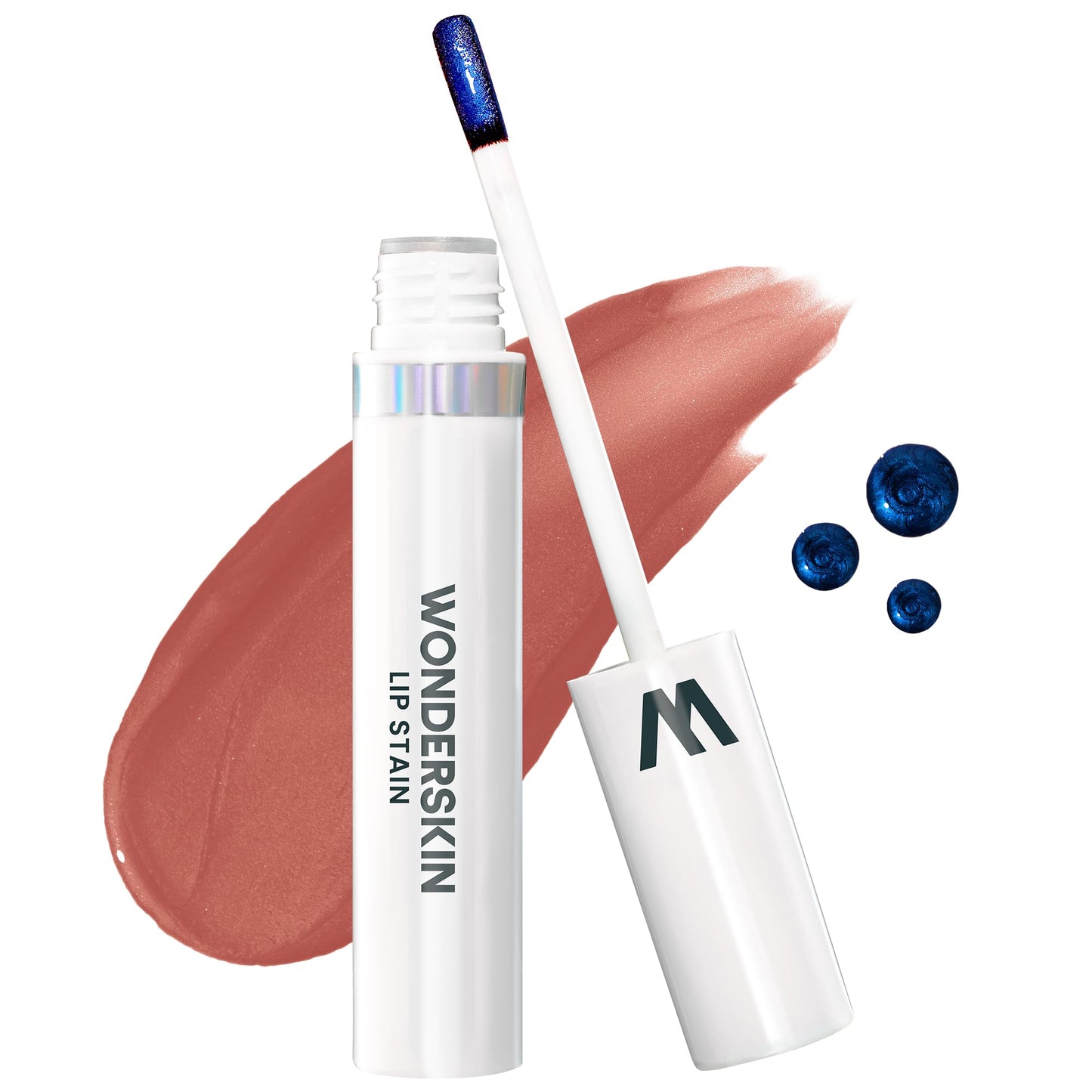 Wonderskin Wonder Blading All Day Lip Stain Peel Off Masque - Long Lasting, Waterproof and Transfer Proof Nude Lip Tint, Matte Finish Peel Off Lip Stain (Whimsical Masque)