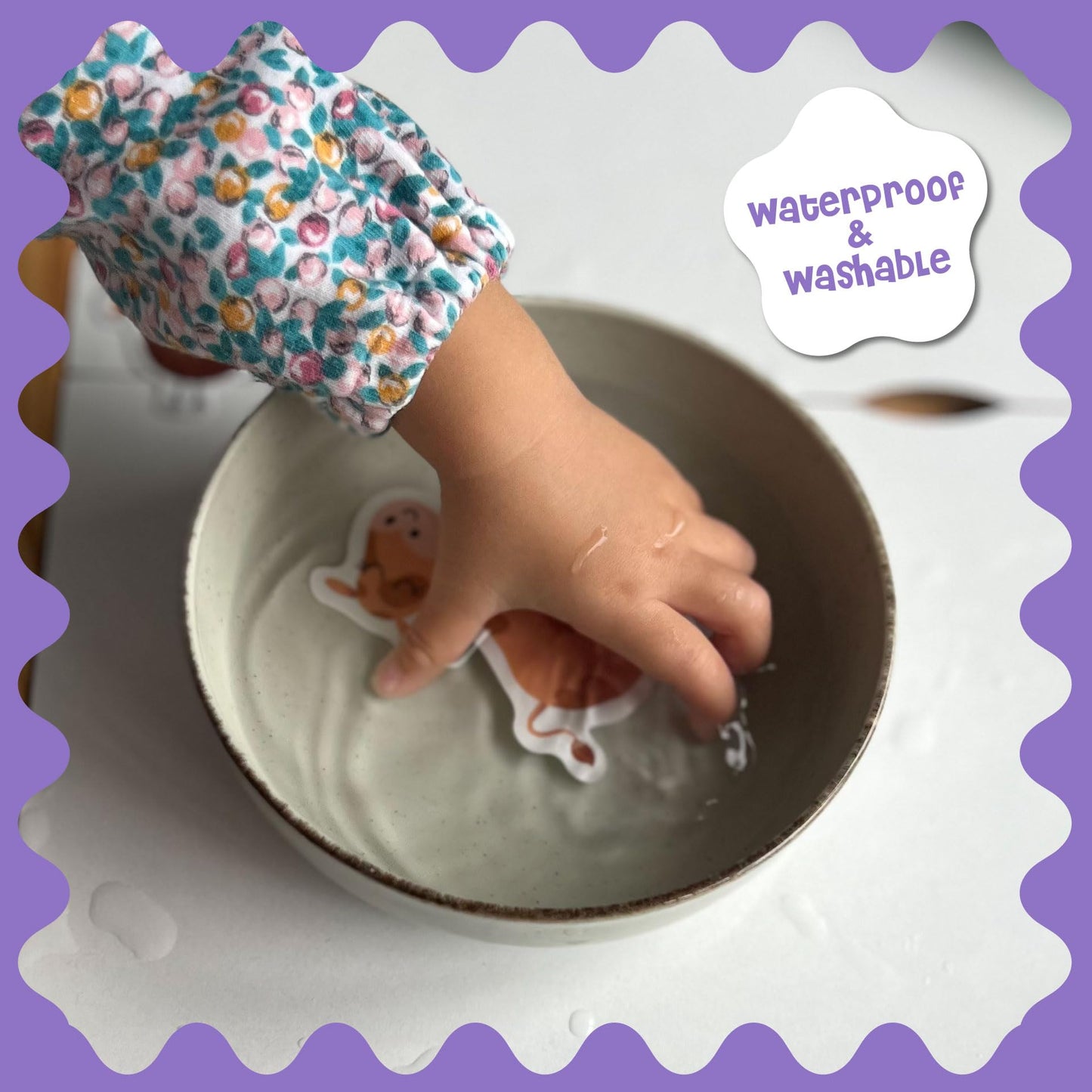 Stick4Ever Jelly Sticker Book - for Kids - Waterproof, Easy to Clean Reusable Sticker Book for Toddlers- Reusable Road Trip Activities for Kids - Stocking Stuffers for Toddlers (Forest)