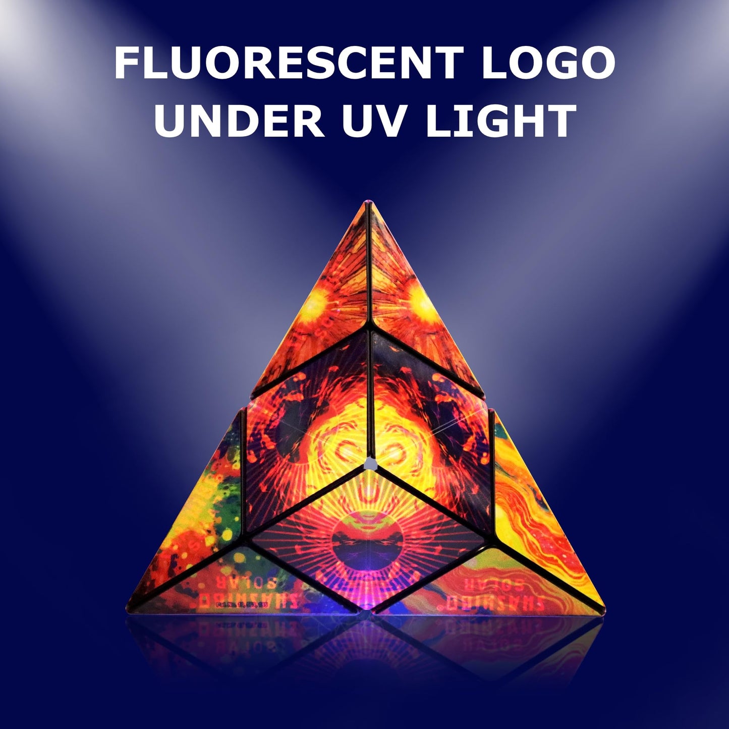 SHASHIBO Shape Shifting Box - Award-Winning Fidget Toy w/ 36 Rare Earth Magnets - Fidget Cube Transforms Into Over 70 Shapes, Sensory Toy Gift for Kids, Teens, and Adults (Vapor)