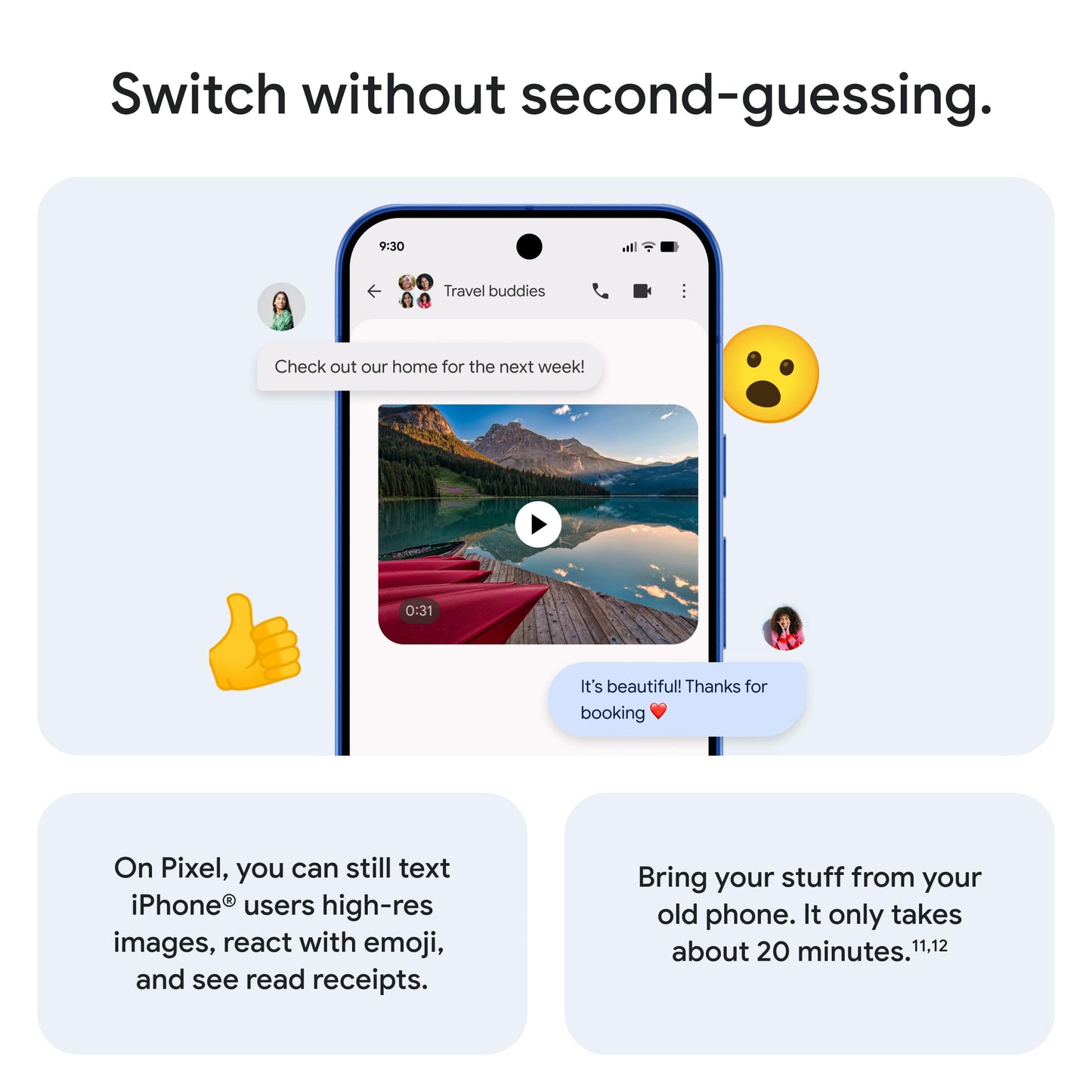 Google Pixel 10 - Unlocked Android Smartphone - Gemini AI Assistant - Advanced Triple Rear Camera, Fast-Charging 24+ Hour Battery, and 6.3" Actua Display - Obsidian - 128 GB (2025 Model)