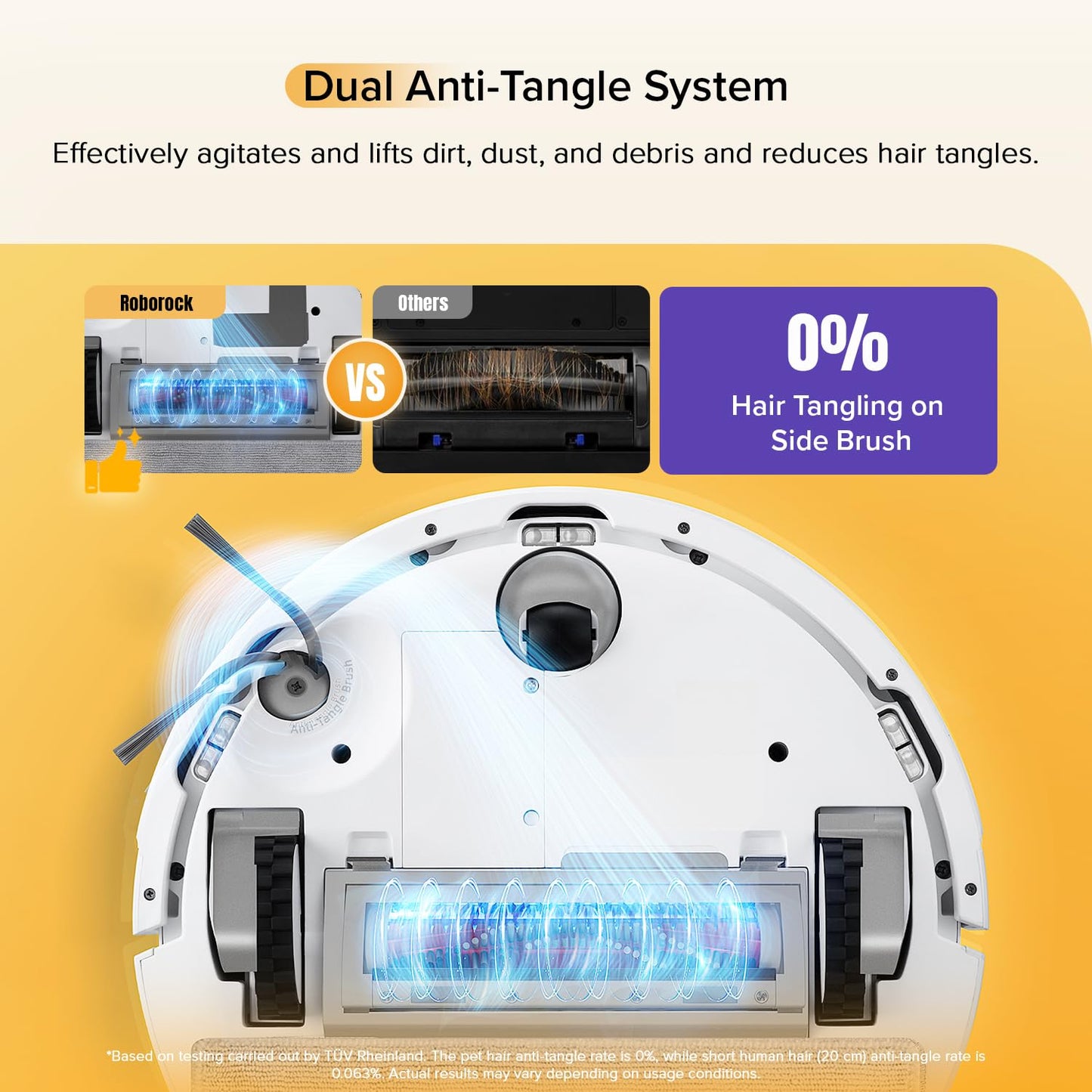 roborock Q7 M5+ Robot Vacuum and Mop, Upgraded from Q5 Max+, Up to 7-9 Weeks Self-Empty, 10000Pa Suction, Dual Anti-Tangle System for Pet Hair & Carpet, PreciSense LiDAR Navigation, App Control, Black