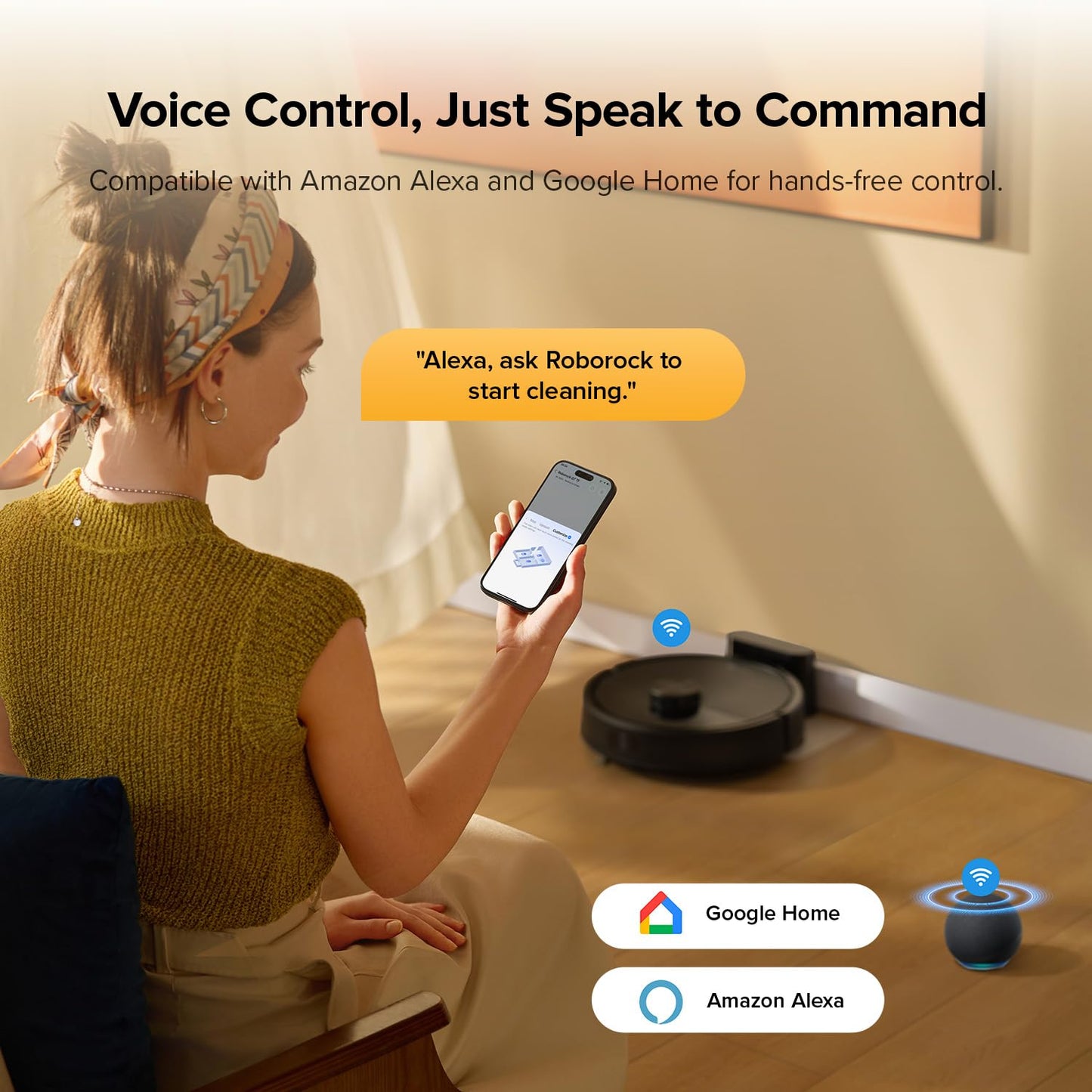 roborock Q7 M5+ Robot Vacuum and Mop, Upgraded from Q5 Max+, Up to 7-9 Weeks Self-Empty, 10000Pa Suction, Dual Anti-Tangle System for Pet Hair & Carpet, PreciSense LiDAR Navigation, App Control, Black