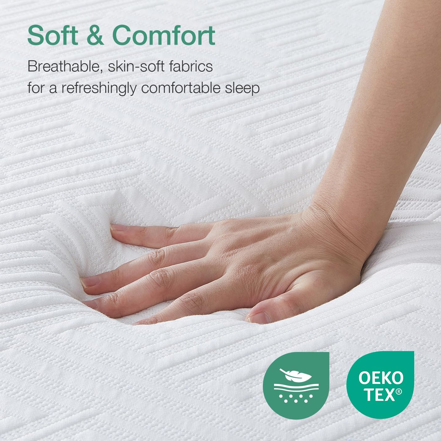 Novilla Full Size Mattress, 10 inch Full Gel Memory Foam Mattress for Cool Night & Pressure Relief, Medium Firm in a Box, Bliss