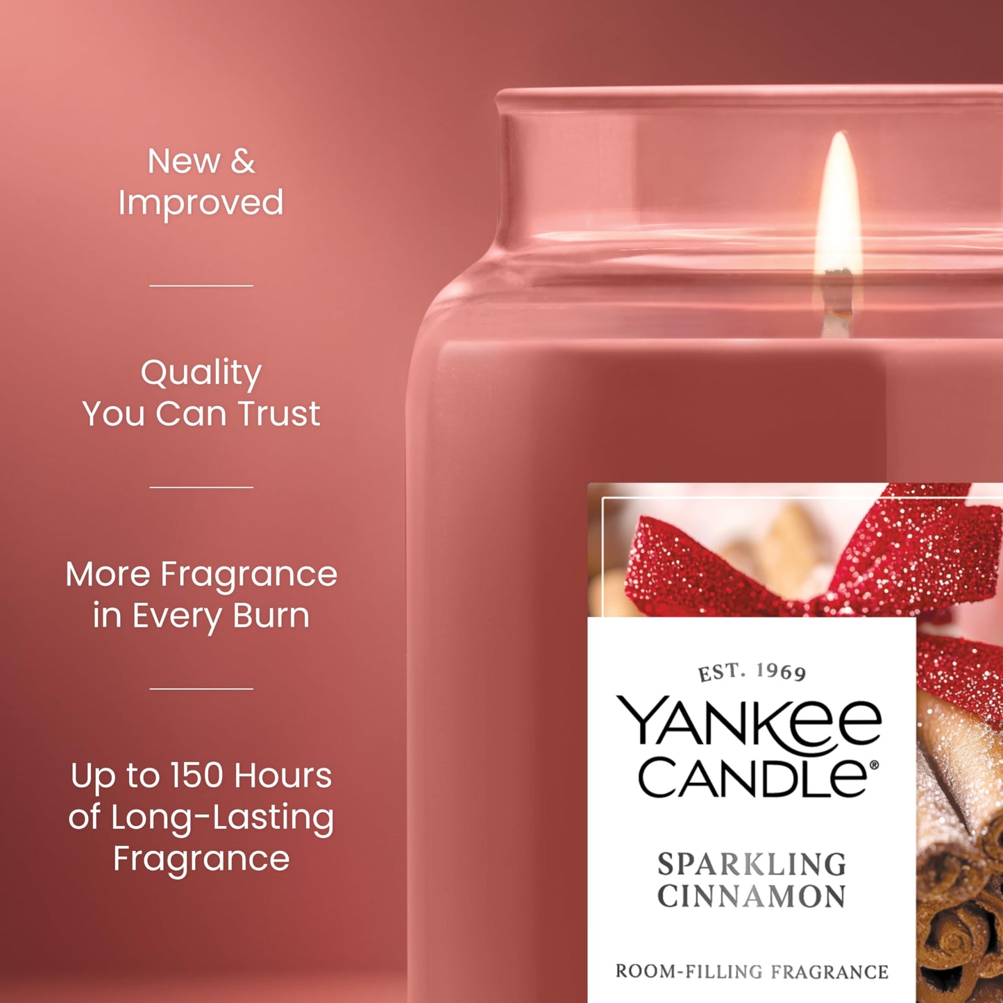 Yankee Candle Christmas Cookie, Scented Candle, 22oz Large Jar with up to 150 Hour Burn Time, Giftable, Holidays