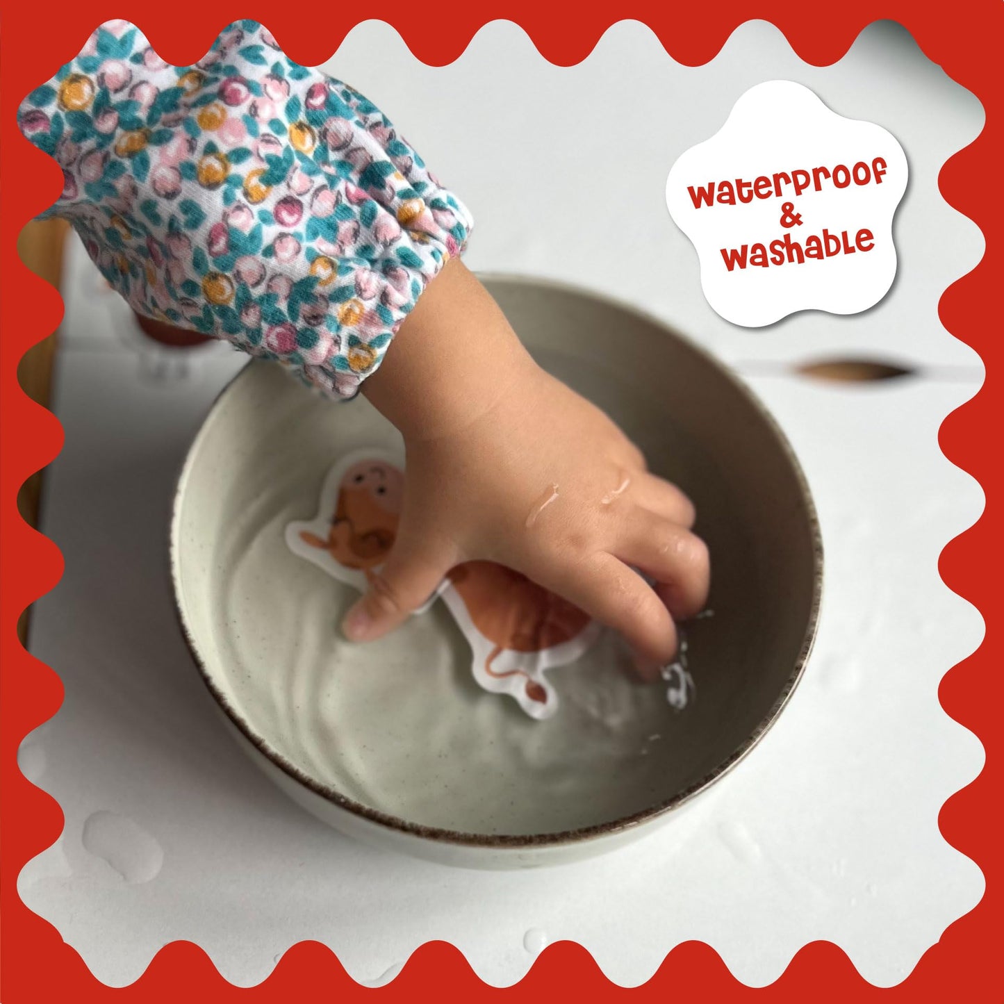 Stick4Ever Jelly Sticker Book - for Kids - Waterproof, Easy to Clean Reusable Sticker Book for Toddlers- Reusable Road Trip Activities for Kids - Stocking Stuffers for Toddlers (Forest)