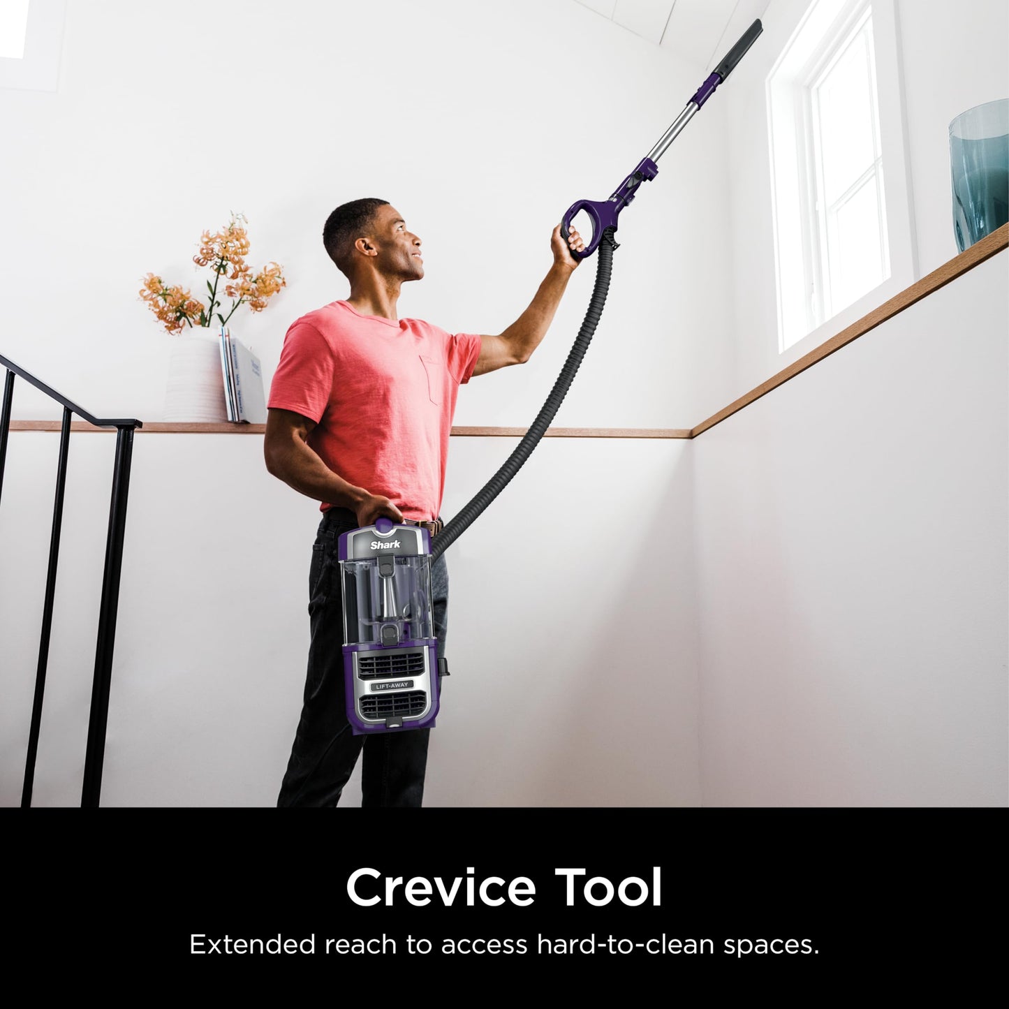 Shark NV752 Rotator Powered Lift-Away TruePet Upright Vacuum with HEPA Filter, Large Dust Cup Capacity, LED Headlights, Upholstery Tool, Perfect Pet Power Brush & Crevice Tool, Bordeaux