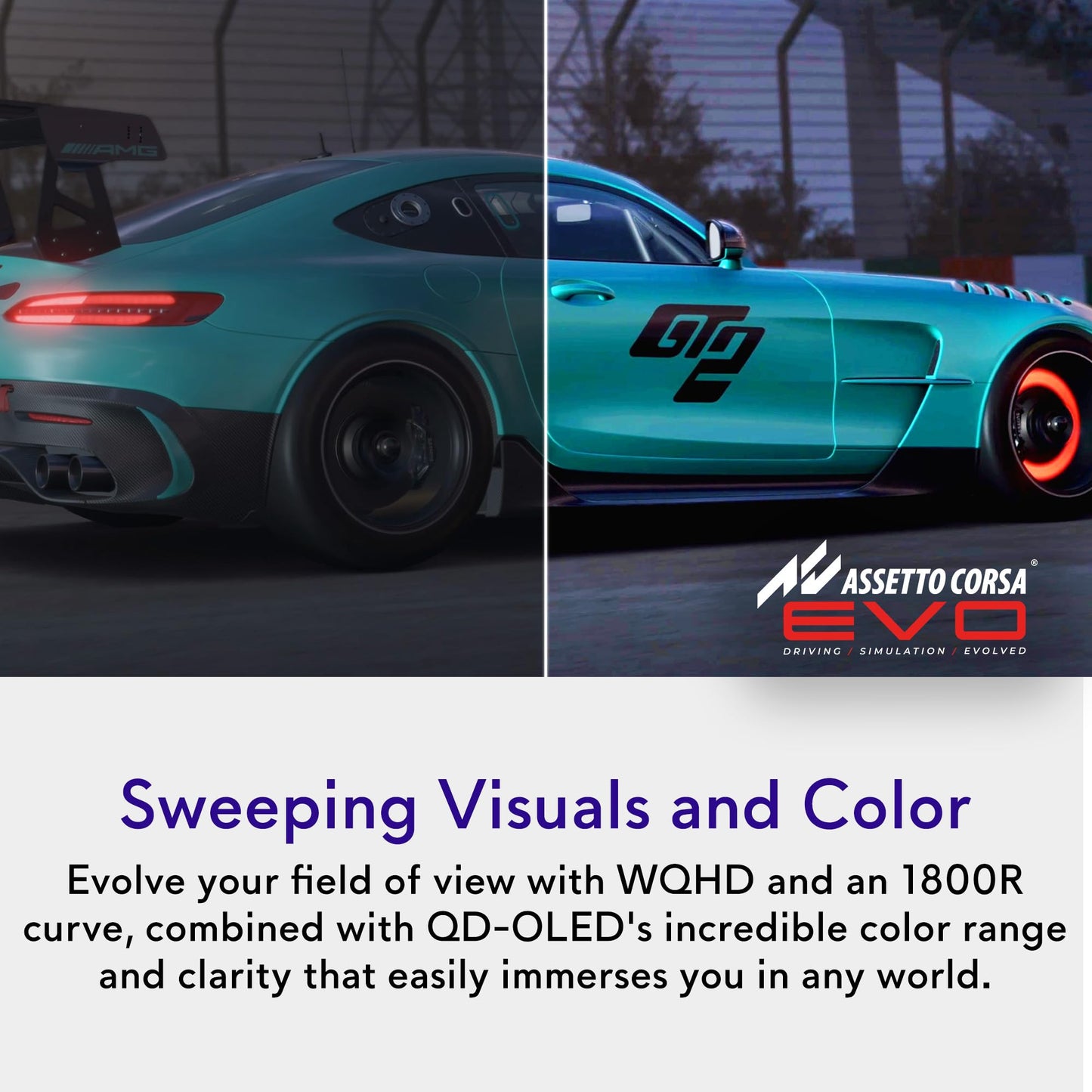 Alienware AW3423DWF Curved QD-OLED Gaming Monitor - 34-inch Quantum Dot OLED 0.1Ms 165Hz 21:9 Curved Display, 99.3% DCI-P3 Color Gamut, VESA DisplayHDR True Black 400, AMD FreeSync Premium Pro - Black