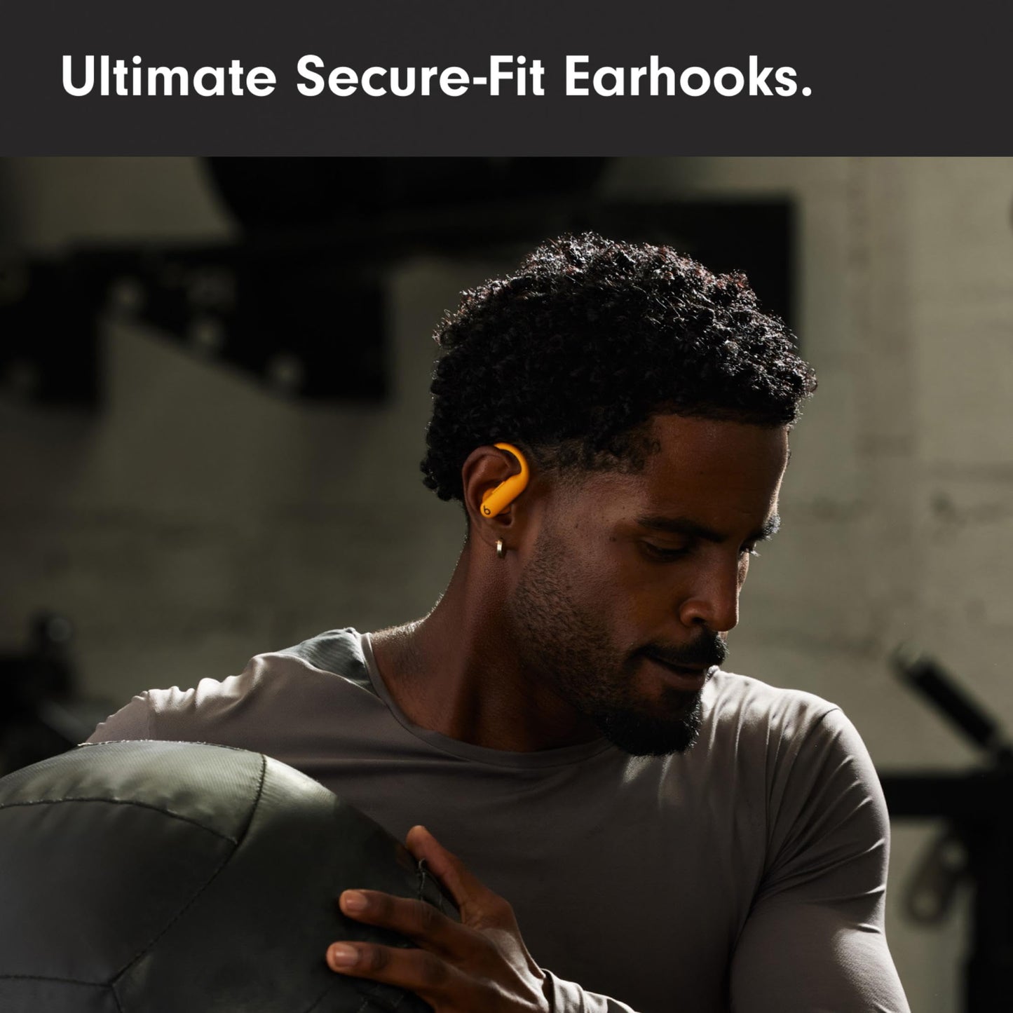 Beats Powerbeats Pro 2 - Wireless Noise Cancelling Workout Earbuds with Secure- Fit Earhooks, Up to 45-Hour Battery with Charging Case, Sweat & Water Resistant, Heart Rate Monitoring - Jet Black