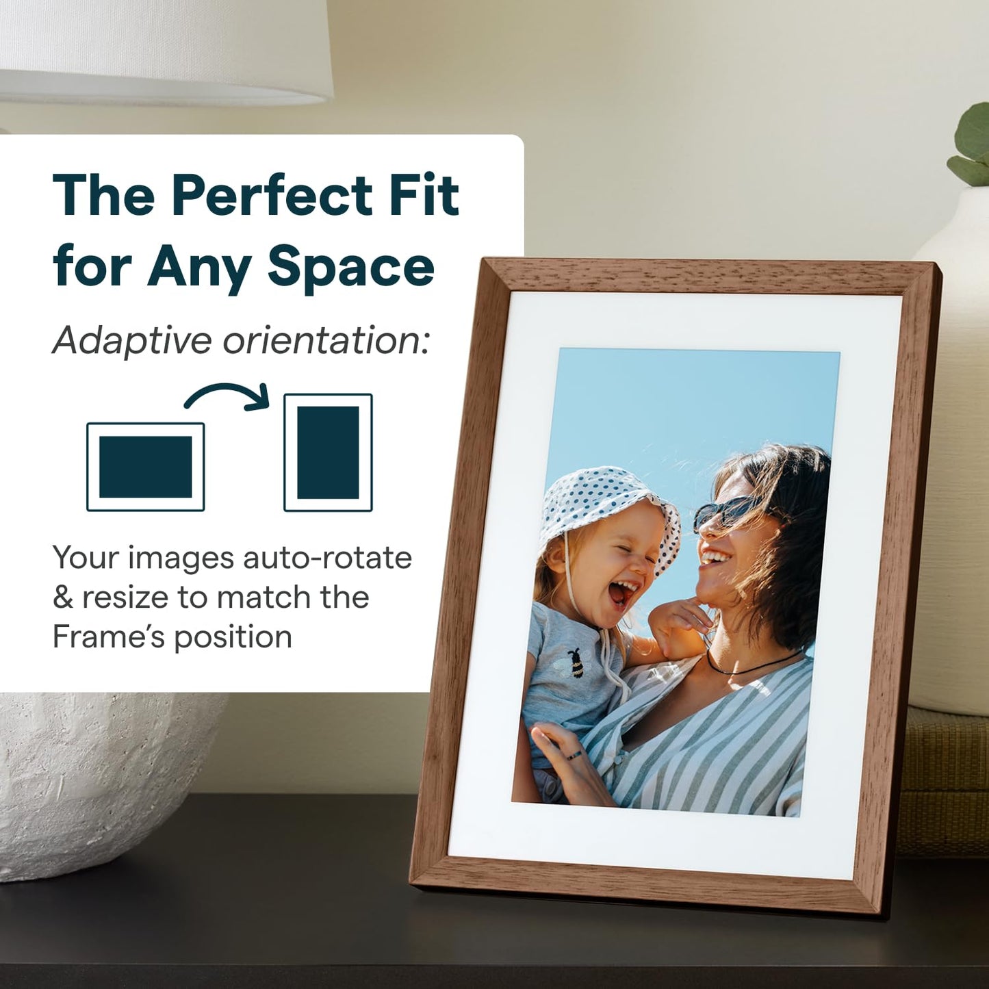 Skylight Frame – WiFi Digital Picture Frame Customer Support, Touch Screen Digital Photo Frame with Easy Setup, Photo Gifts for Parents and Grandparents - 10 Inch Black