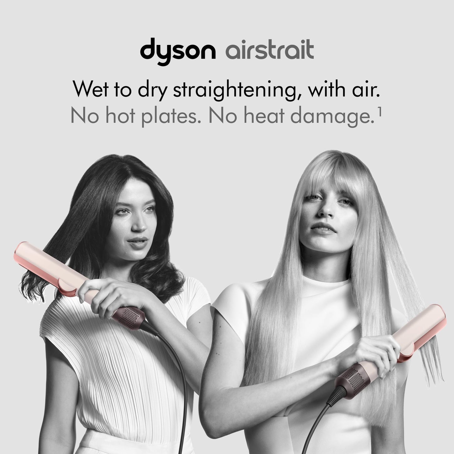 Dyson Airstrait™ Straightener, Wet to Dry Hair Straightener, No Heat Damage, No hot Plates, All Hair Types