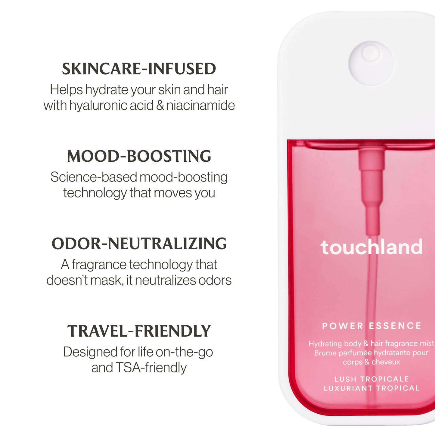 Touchland Special Edition Confetti Cake Mist + Frosted Sparkle Case Set, Scented & Stylish Hydrating Hand Sanitizer Spray Bundle, Travel Size, Dye Free, Amazon Exclusive