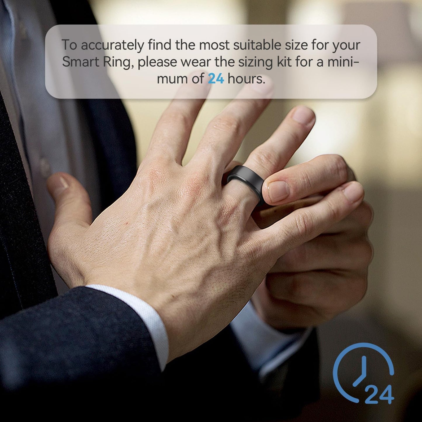 RingConn Gen 2, World’s First Smart Ring with Sleep Apnea Monitoring, No APP Subscription, 12-Day Battery Life, Stress/Heart Rate/Women's Health Tracker, Android & iOS Compatible (Gold, Size 10)