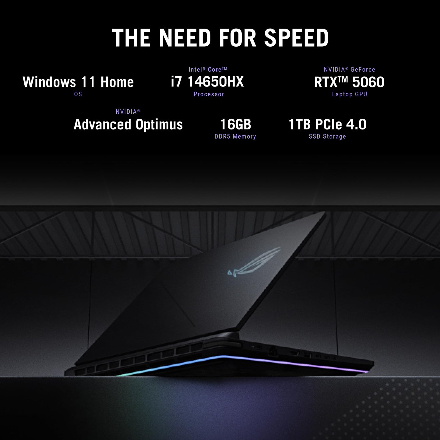 ASUS ROG Strix G16 (2025) Gaming Laptop, 16” ROG Nebula Display 16:10 2.5K 240Hz/3ms, NVIDIA® GeForce RTX™ 5070 Ti GPU, Intel® Core™ Ultra 9 275HX Processor, 32GB DDR5, 1TB SSD, Wi-Fi 7, Win11 Home