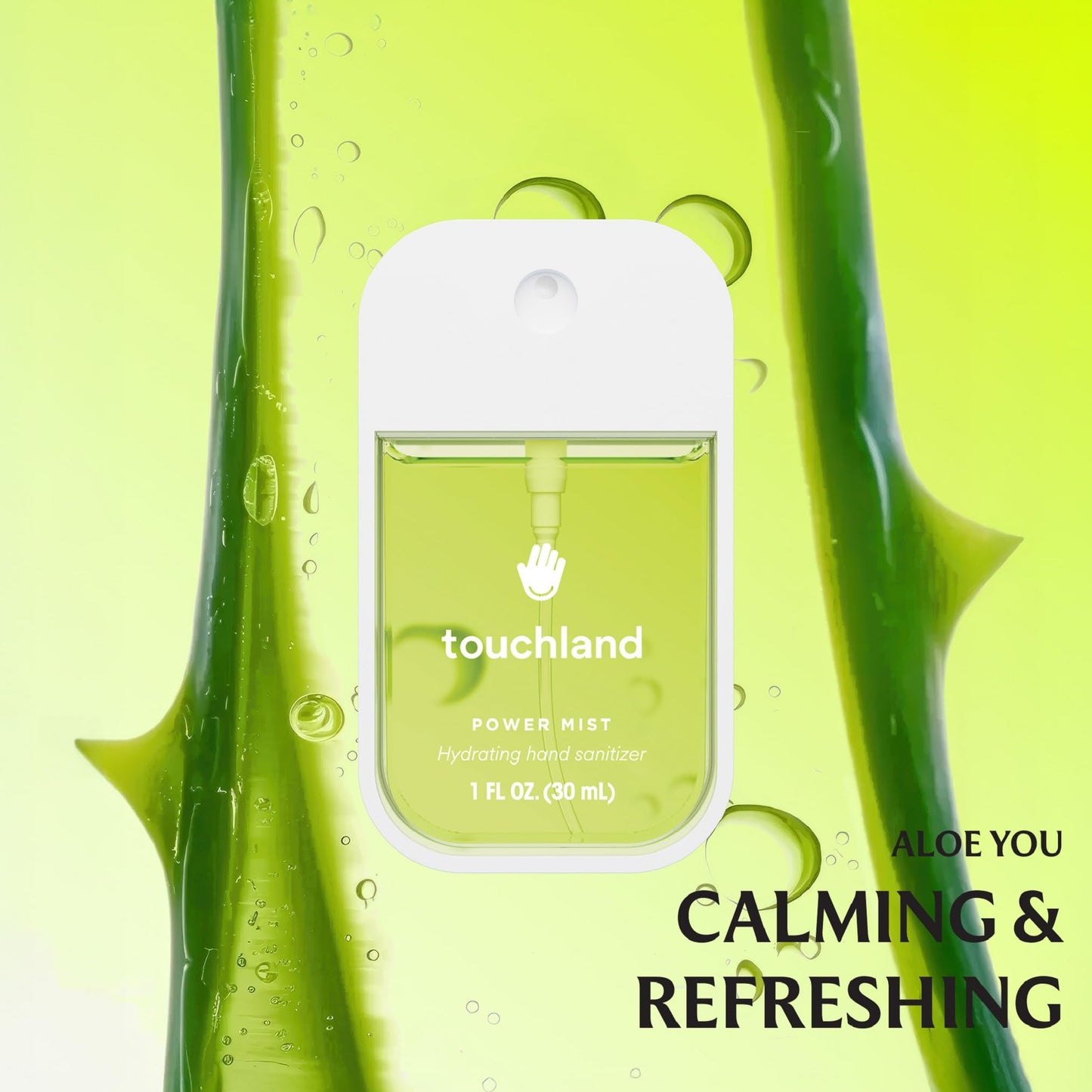 Touchland Special Edition Confetti Cake Mist + Frosted Sparkle Case Set, Scented & Stylish Hydrating Hand Sanitizer Spray Bundle, Travel Size, Dye Free, Amazon Exclusive