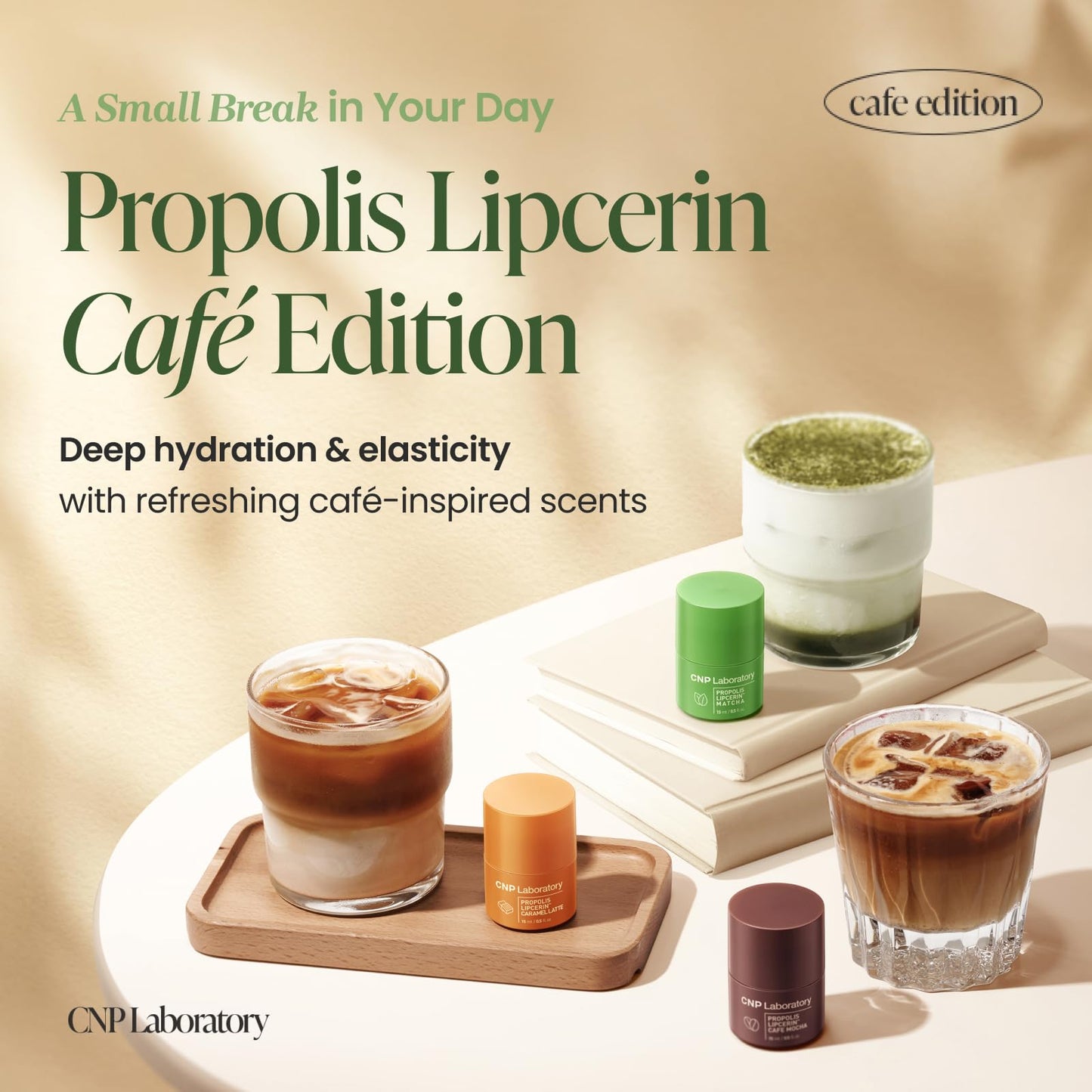 CNP Honey Lip Butter - Propolis Lipcerin™ 01 Original, Hydrating Overnight Manuka Lip Balm & Mask, 12hr Long-Lasting Moisture, Stocking Stuffers, Gifts for Women, 0.5 fl.oz.