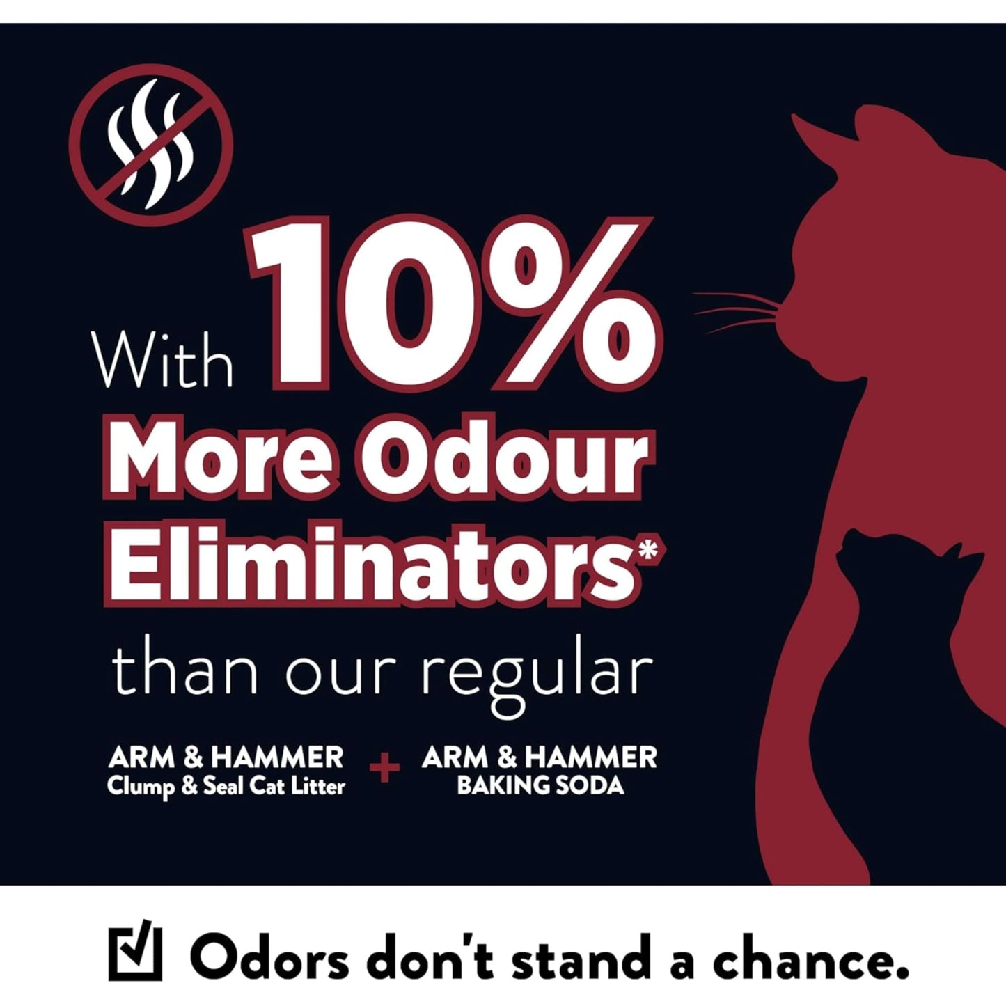 ARM & HAMMER Clump & Seal Platinum Cat Litter, Multi-Cat, 14-Day Odor Control, Rock-Hard Clumps, 37 lbs – Powerful Odor Eliminator with Baking Soda