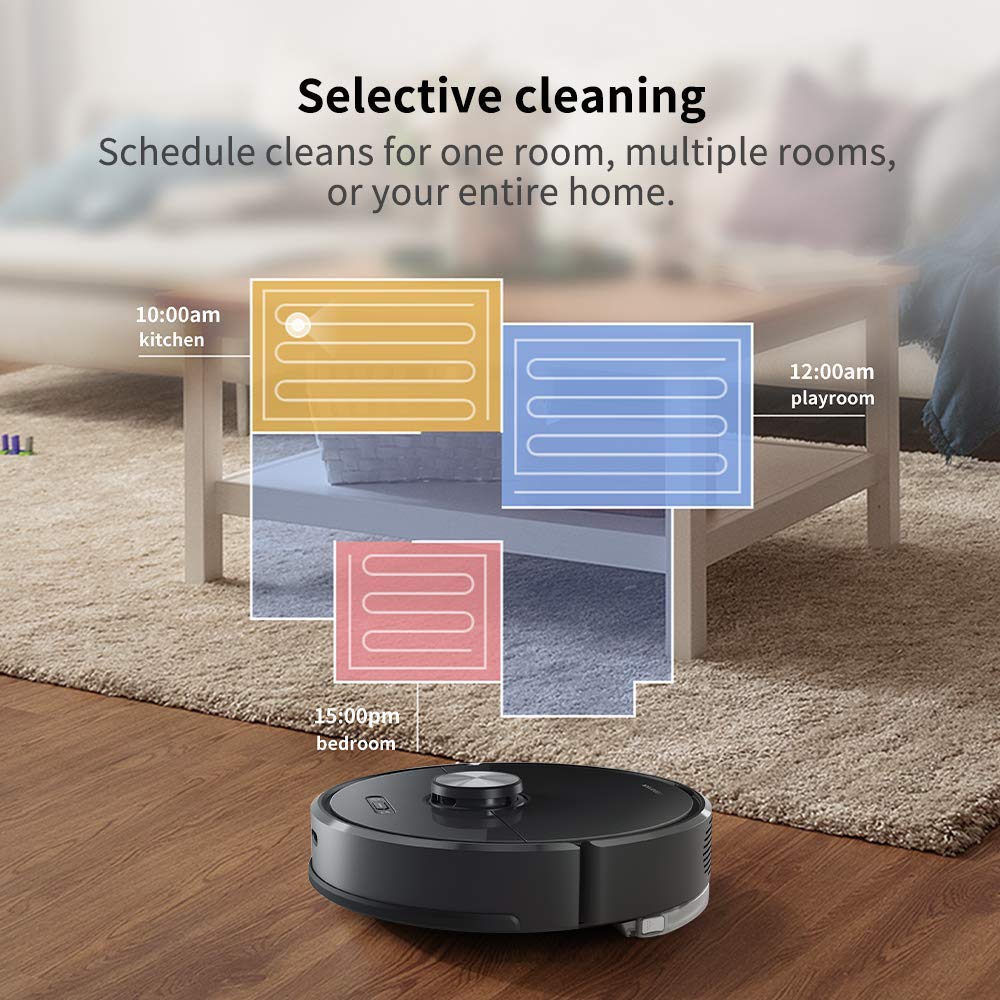 roborock Q10 S5+ Robot Vacuum and Mop, 10,000Pa Suction, Upgraded from Q8 max+, 70 Days Self-Emptying, Obstacle Avoidance, Sonic Mopping, Dual Anti-Tangle Design, Auto Mop Lifting, Ideal for Pet Hair