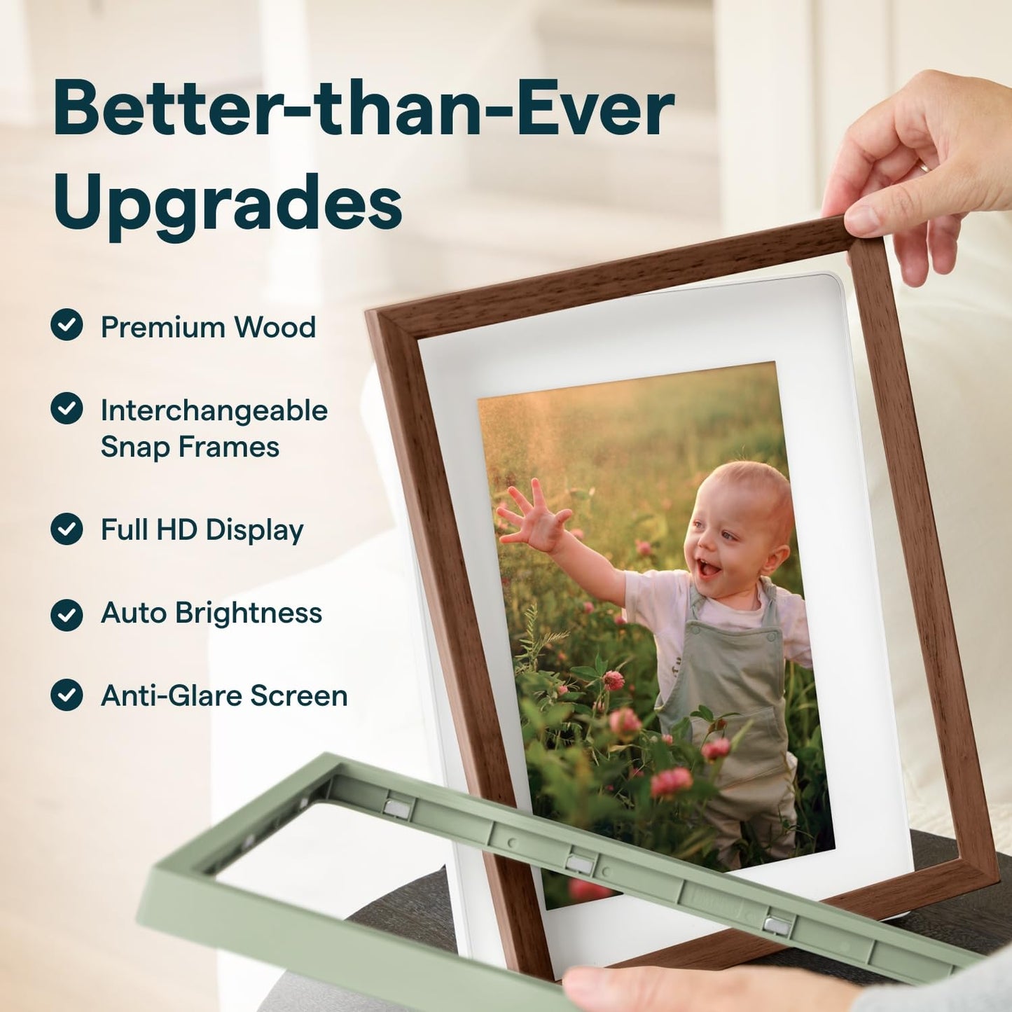 Skylight Frame – WiFi Digital Picture Frame Customer Support, Touch Screen Digital Photo Frame with Easy Setup, Photo Gifts for Parents and Grandparents - 10 Inch Black